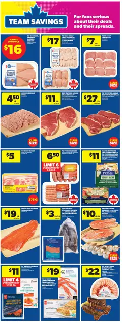 Preview of Real Canadian Superstore weekly flyer - AB from shop Real Canadian Superstore valid from Jul 9, 2026 | Page: 12 | Products: Beef, Ham, Chicken, Pork