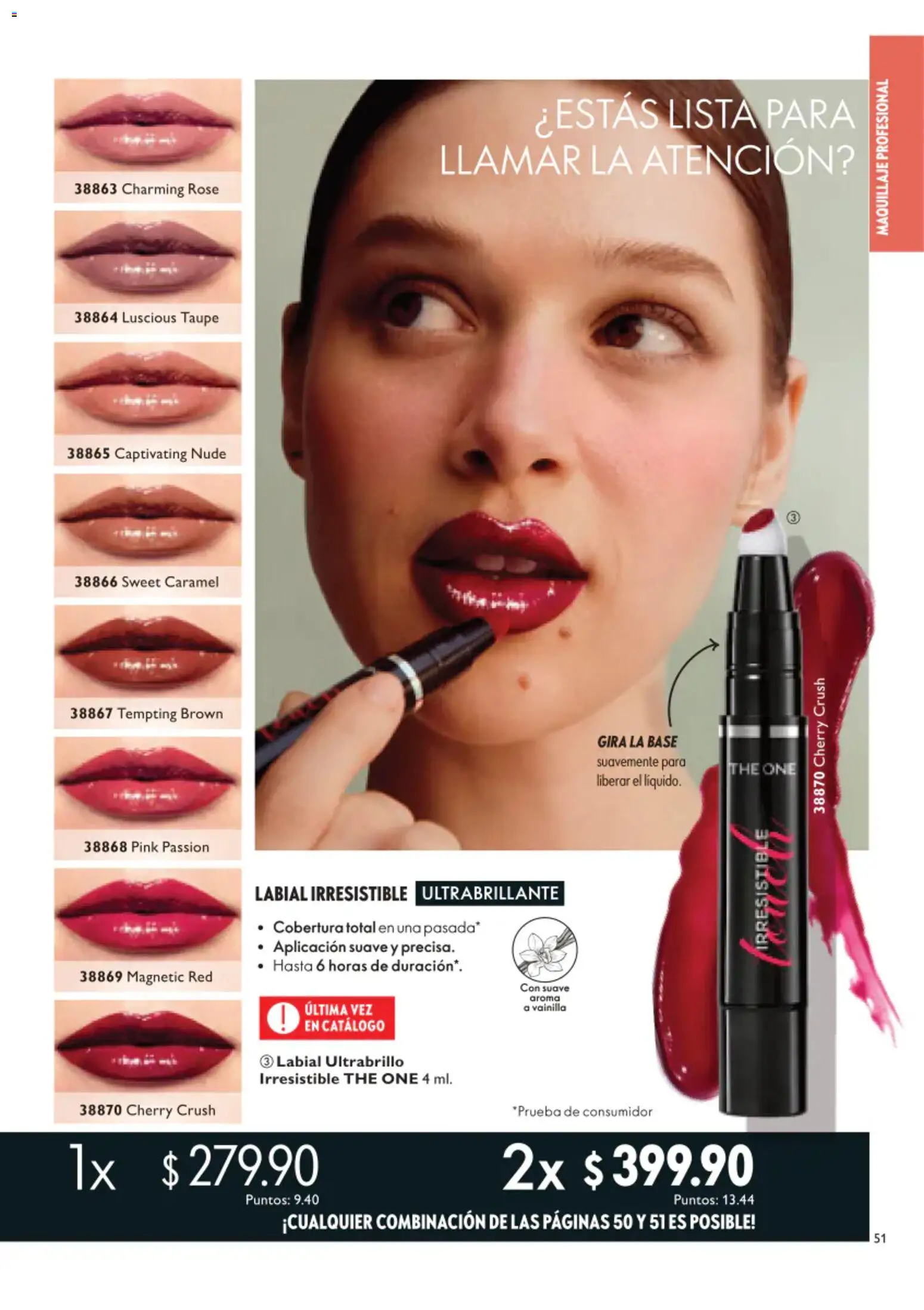 Nuevas ofertas de Oriflame válidas en toda la República Mexicana desde el 01/08/2026. ¡Encuentra las mejores ofertas en Oriflame campaña 11 2026! | Página: 51 | Productos: Maquillaje