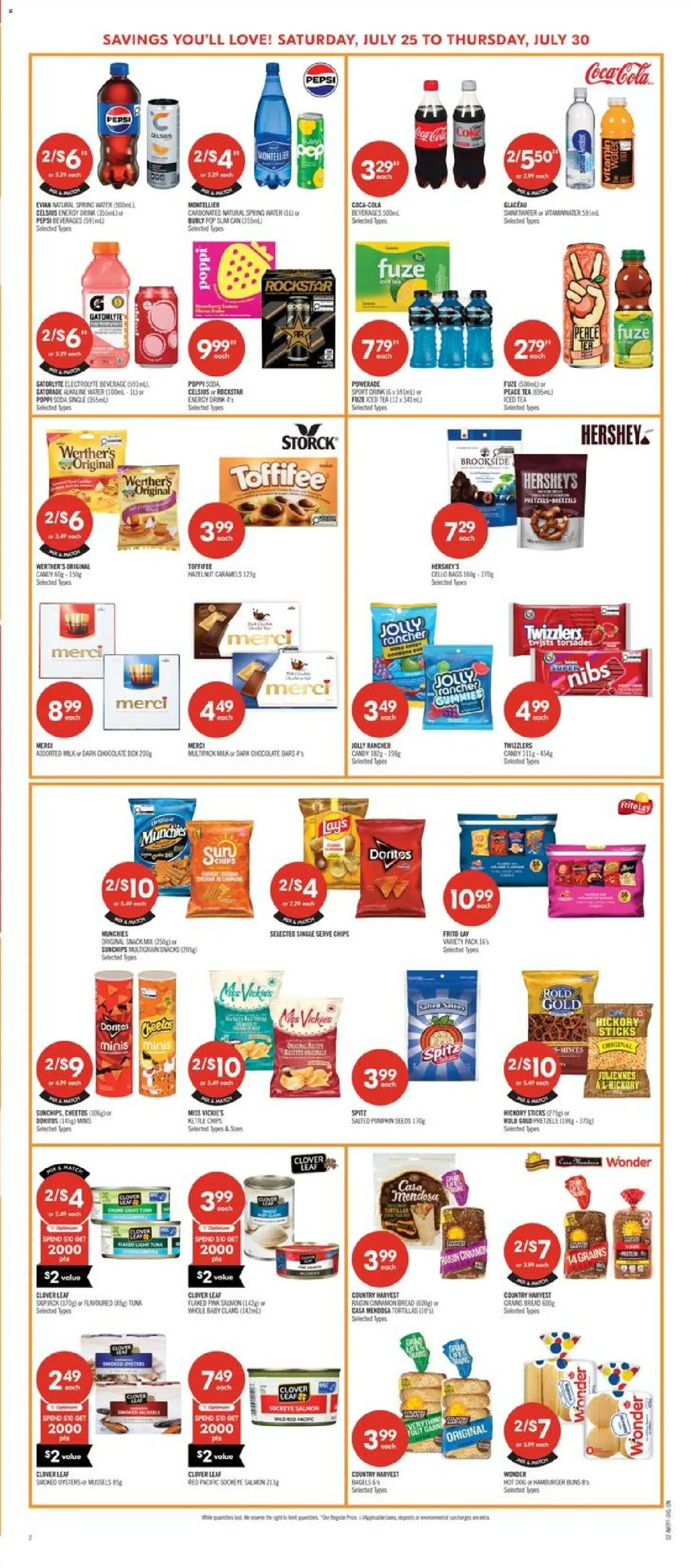 Shoppers flyer valid from Jul 24, 2026 | Page: 7 | Products: Tea, Box, Bread, Pumpkin