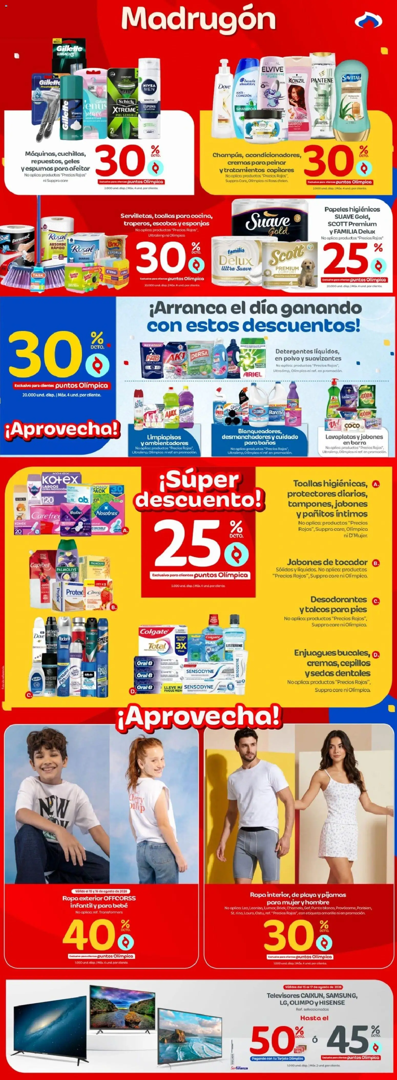Olímpica revista - valida desde el 15/08/2026 | Página: 2 | Productos: Puré, Toallas, Coco, Pera
