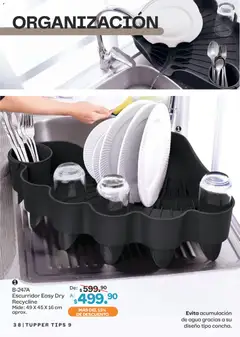 Vista previa de Tupperware catálogo, nuevo folleto de la tienda, válido en México a partir del 10/08/2026 | Página: 38 | Productos: Agua, Escurridor, Tupper
