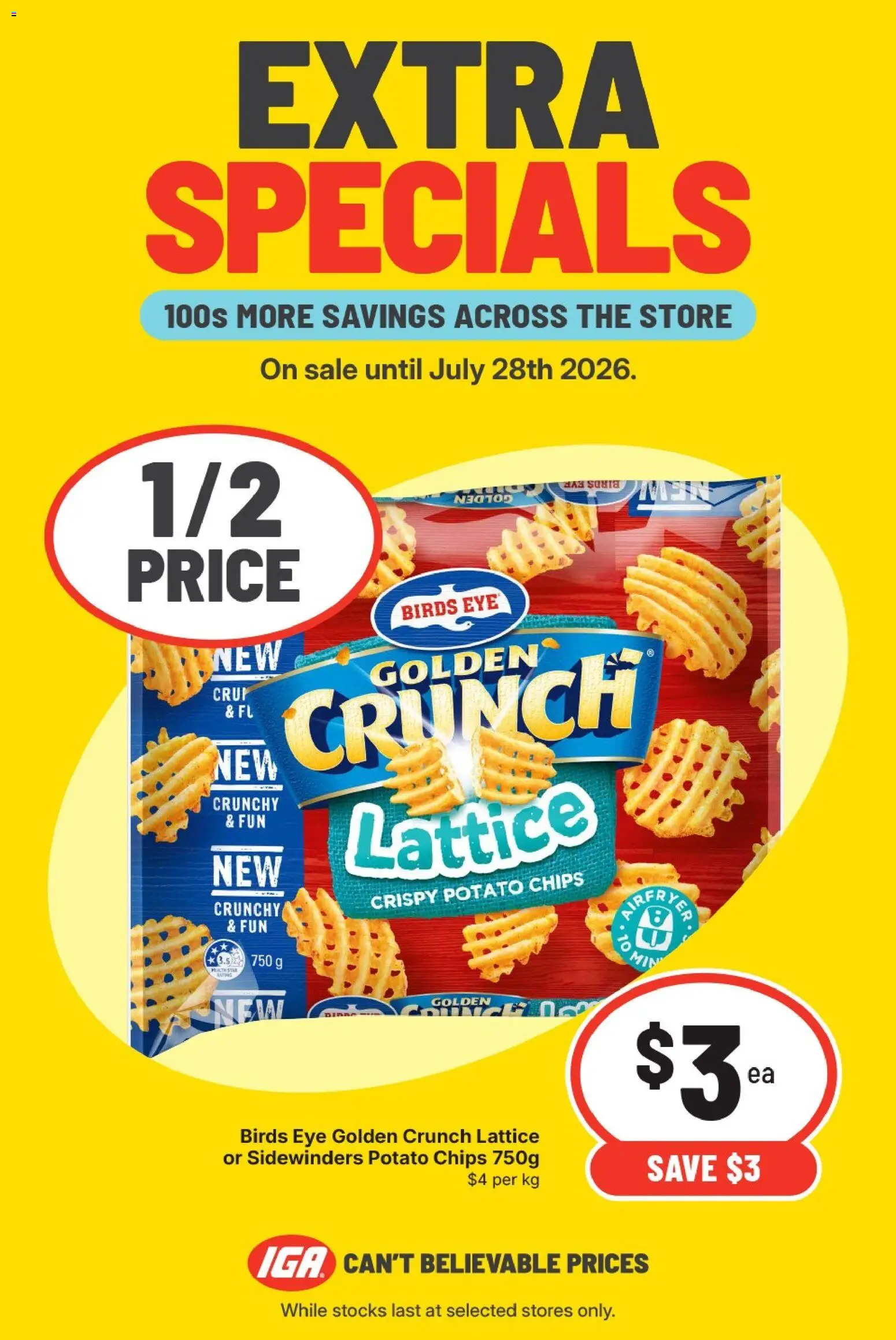 IGA catalogue - valid from 27/07/2026 | Page: 5 | Products: Chips