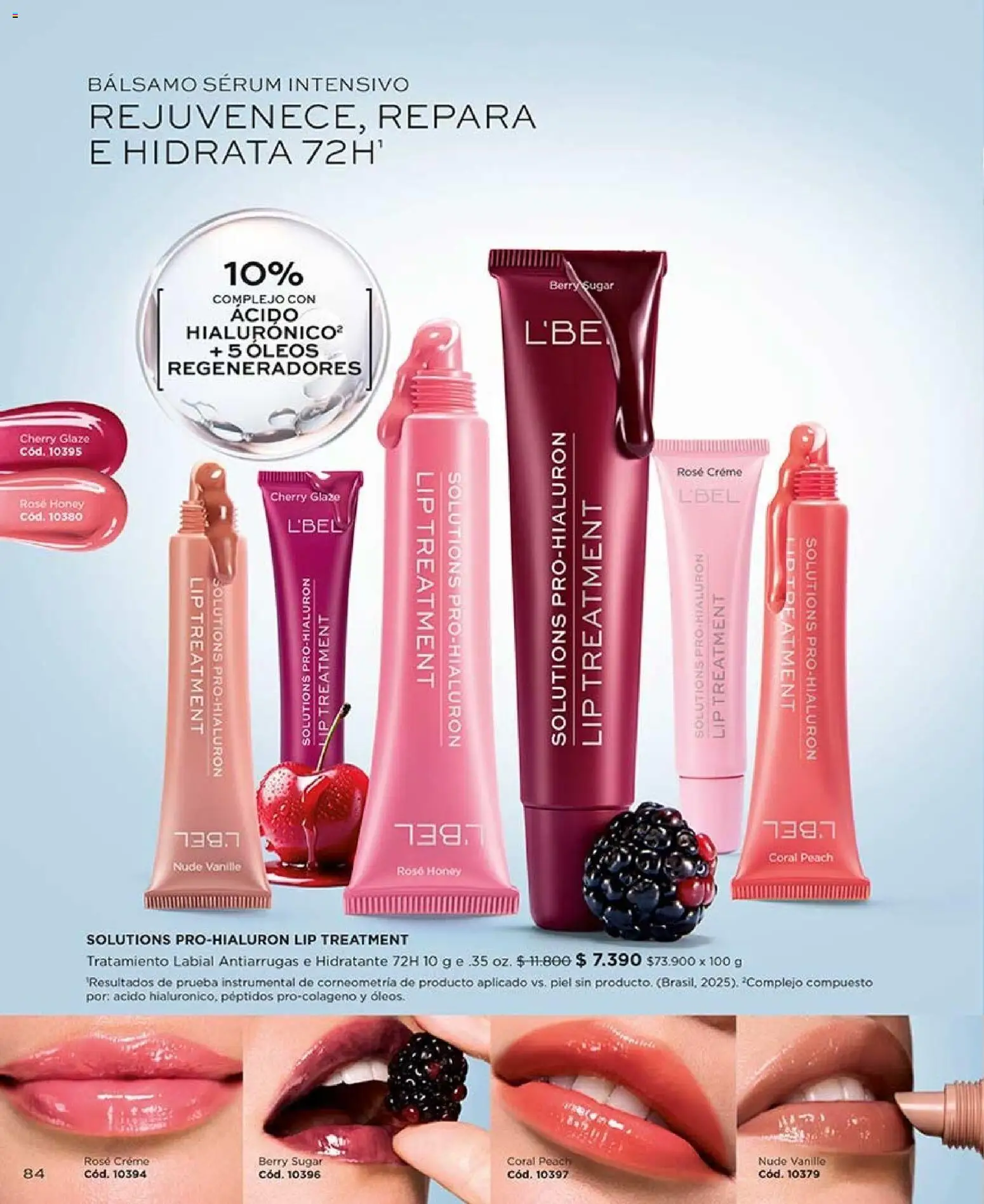 Catálogo L'Bel Campaña 14 │ válido desde el 16.08.2026 | Página: 84 | Productos: Bálsamo, Labial, Serum