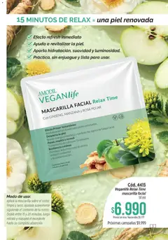 Vista previa Catálogo Amodil Campaña 12 válido desde el 30/06/2026 | Página: 3 | Productos: Mascarilla, Sobre, Contorno, Manzana