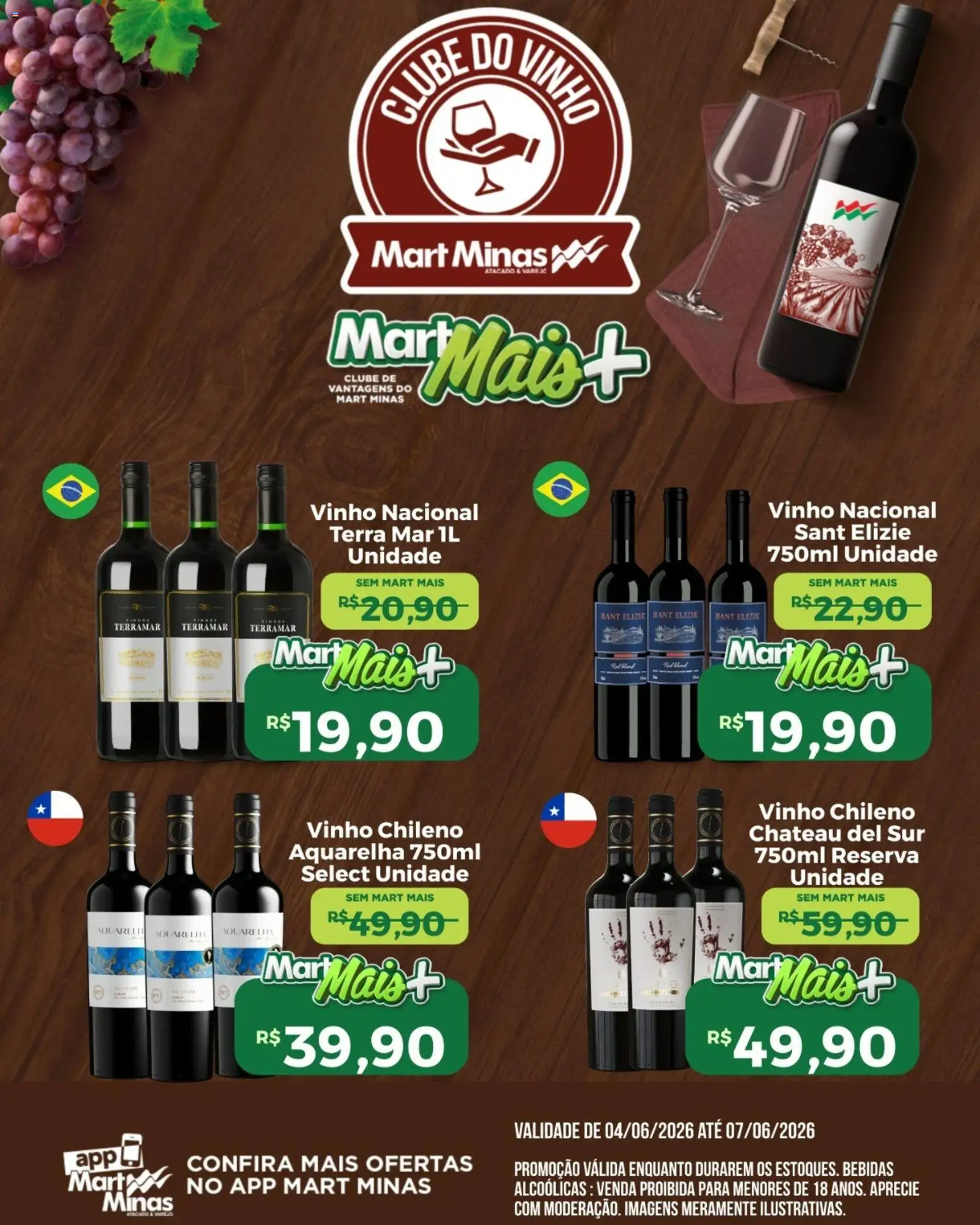 Mart Minas Folheto - válido de 04.06.2026 | Página: 2 | Produtos: Vinho