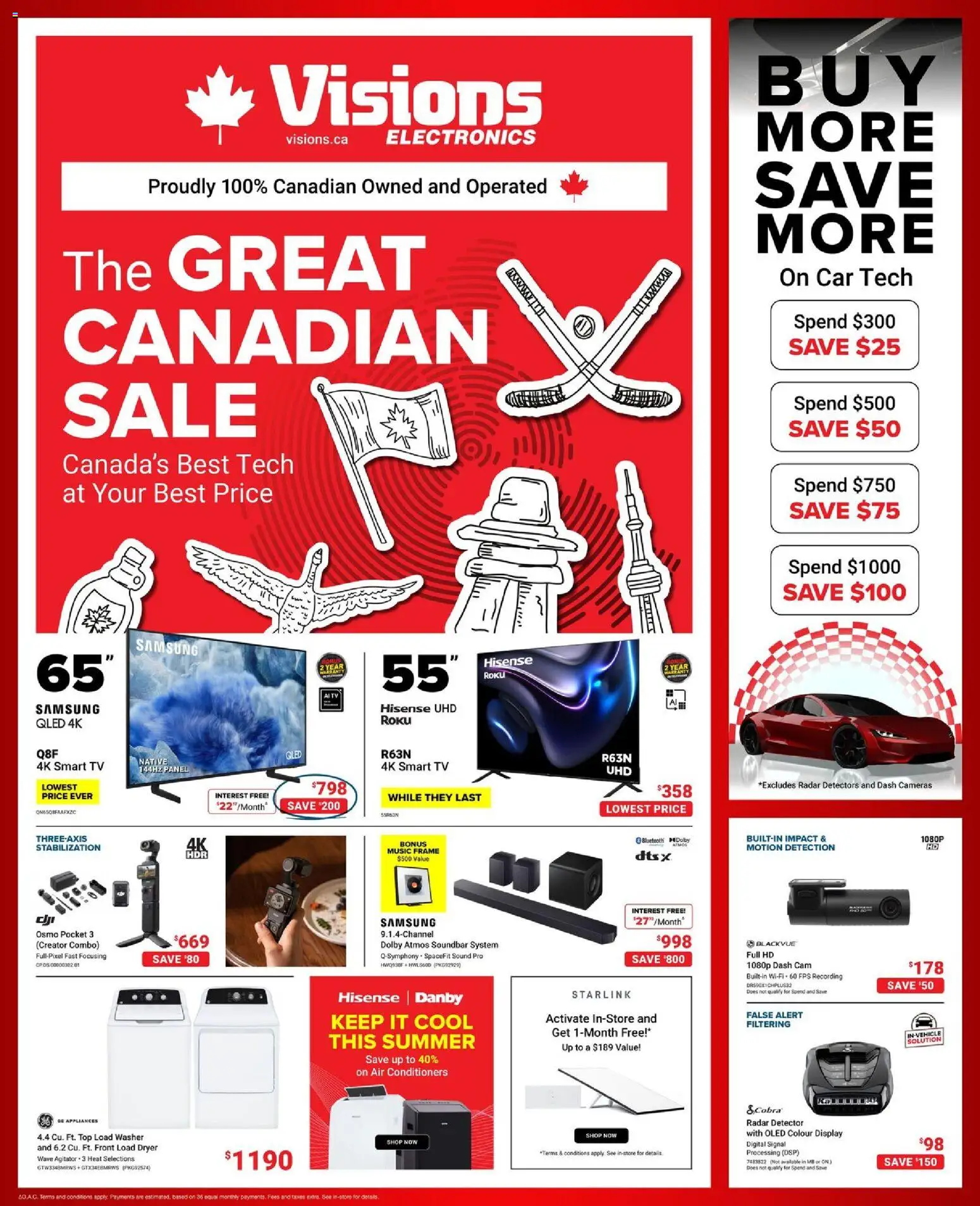Visions flyer valid from 15.05.2026 | Page: 1 | Products: Tv, Dryer