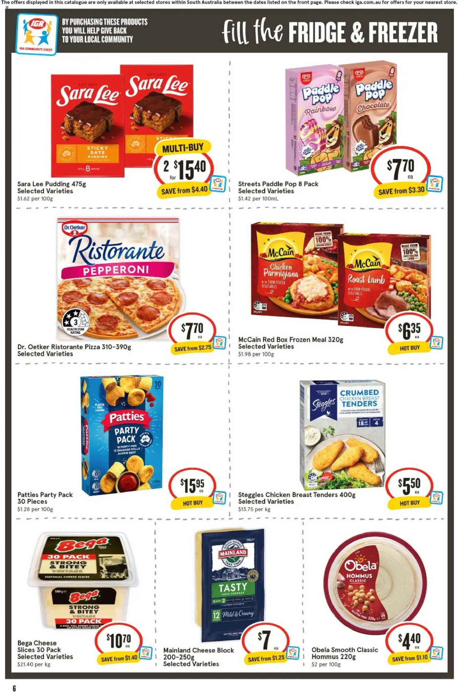 IGA catalogue - valid from 10.06.2026 | Page: 7 | Products: Cheese, Lamb, Date, Freezer