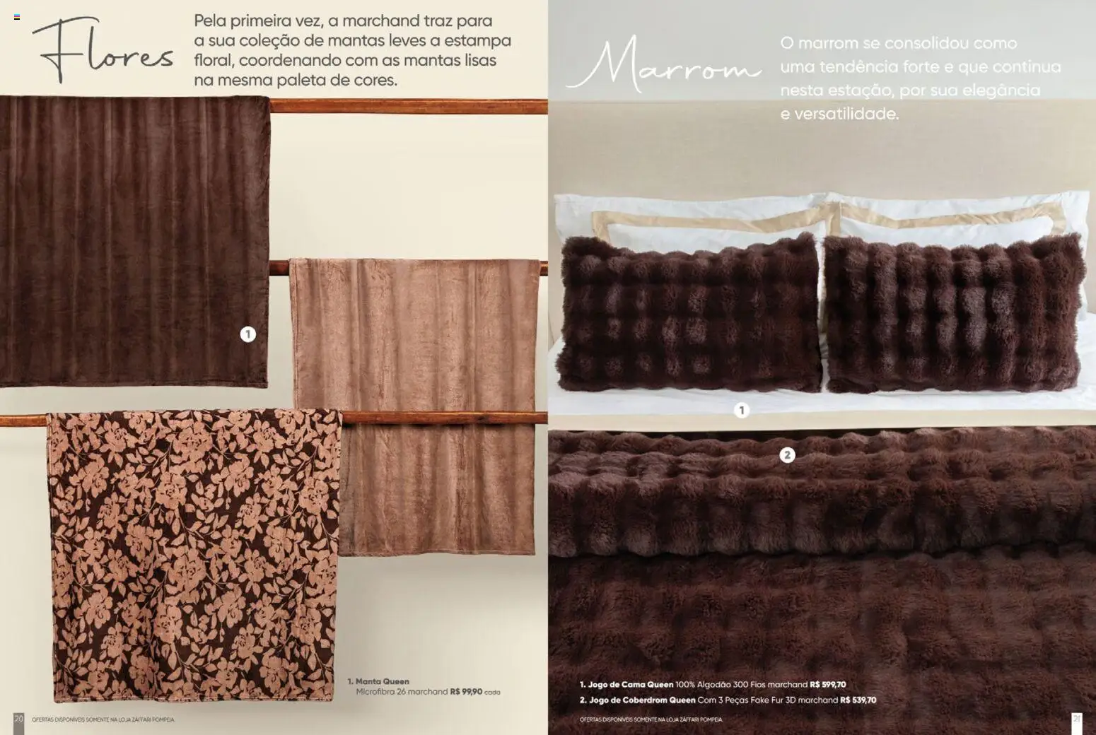 Zaffari Folheto - válido de 06.05.2026 | Página: 11 | Produtos: Jogo de cama, Cama, Flores, Algodão