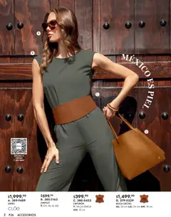 Vista previa de Andrea catálogo Primavera, nuevo folleto de la tienda, válido en México a partir del 25.01.2026 | Página: 2 | Productos: Lentes, Cinturón, Bolsa
