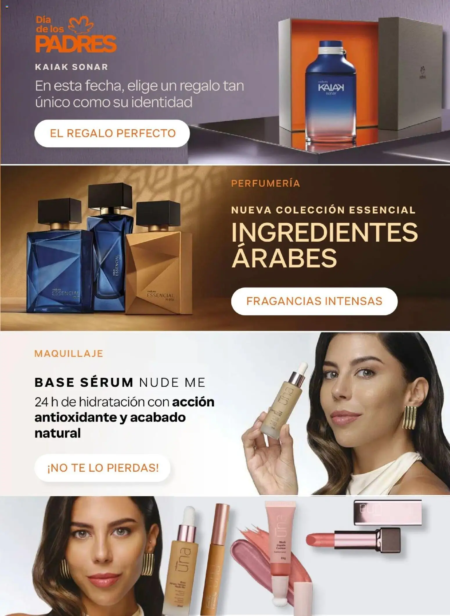 Catálogo Natura válido desde 24.05.2026 | Página: 3 | Productos: Té, Maquillaje