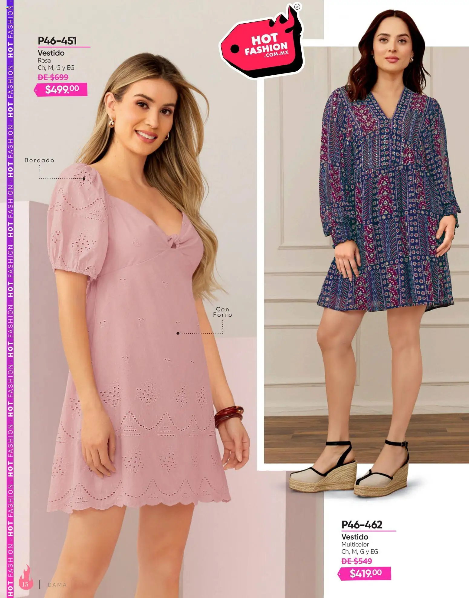 Nuevas ofertas de Cklass válidas en toda la República Mexicana desde el 03/08/2026. ¡Encuentra las mejores ofertas en Cklass catálogo Hot Fashion Calzado! | Página: 128 | Productos: Vestido
