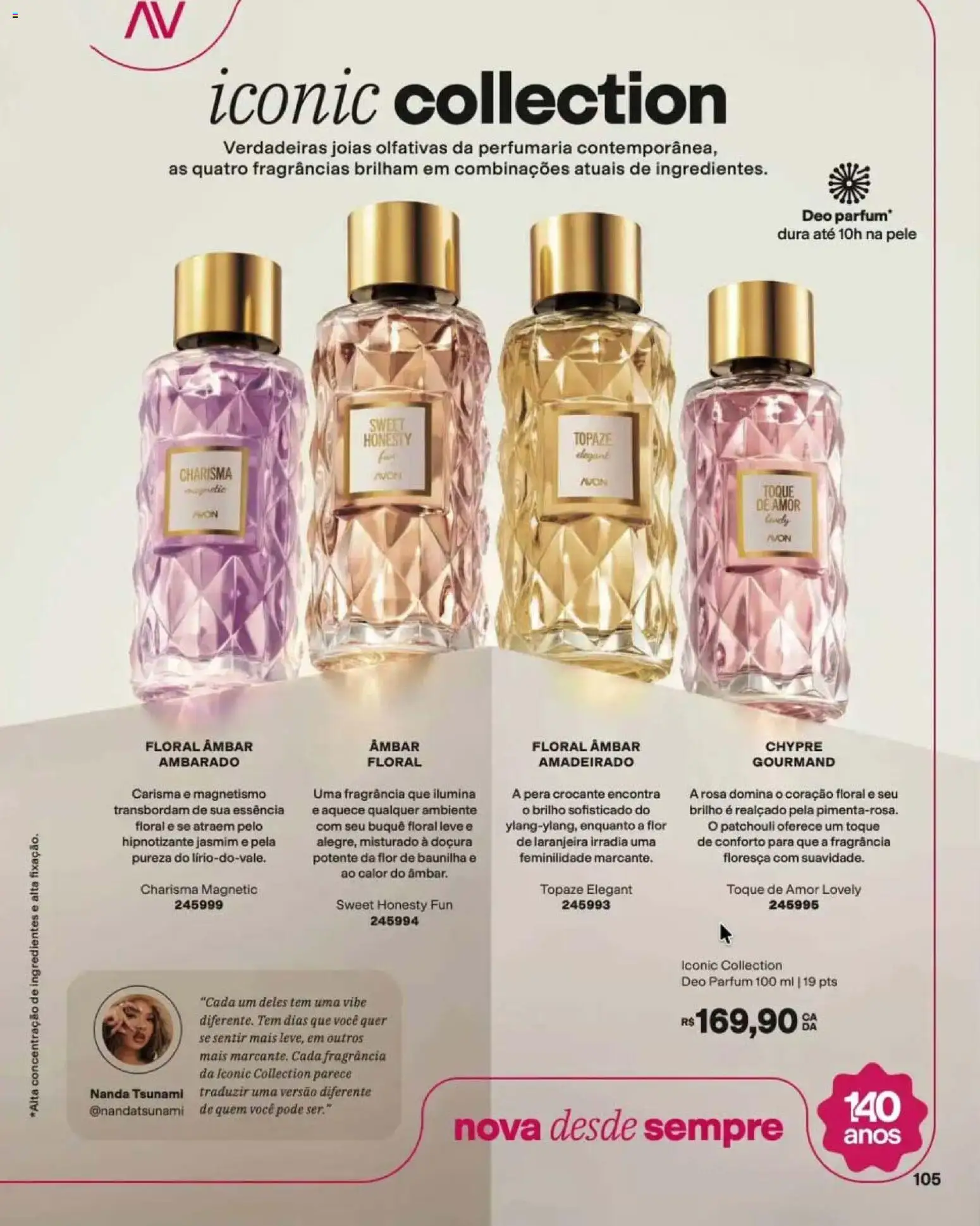 Avon Folheto - válido de 12/10/2026 | Página: 105 | Produtos: Pera, Fragrância, Baunilha