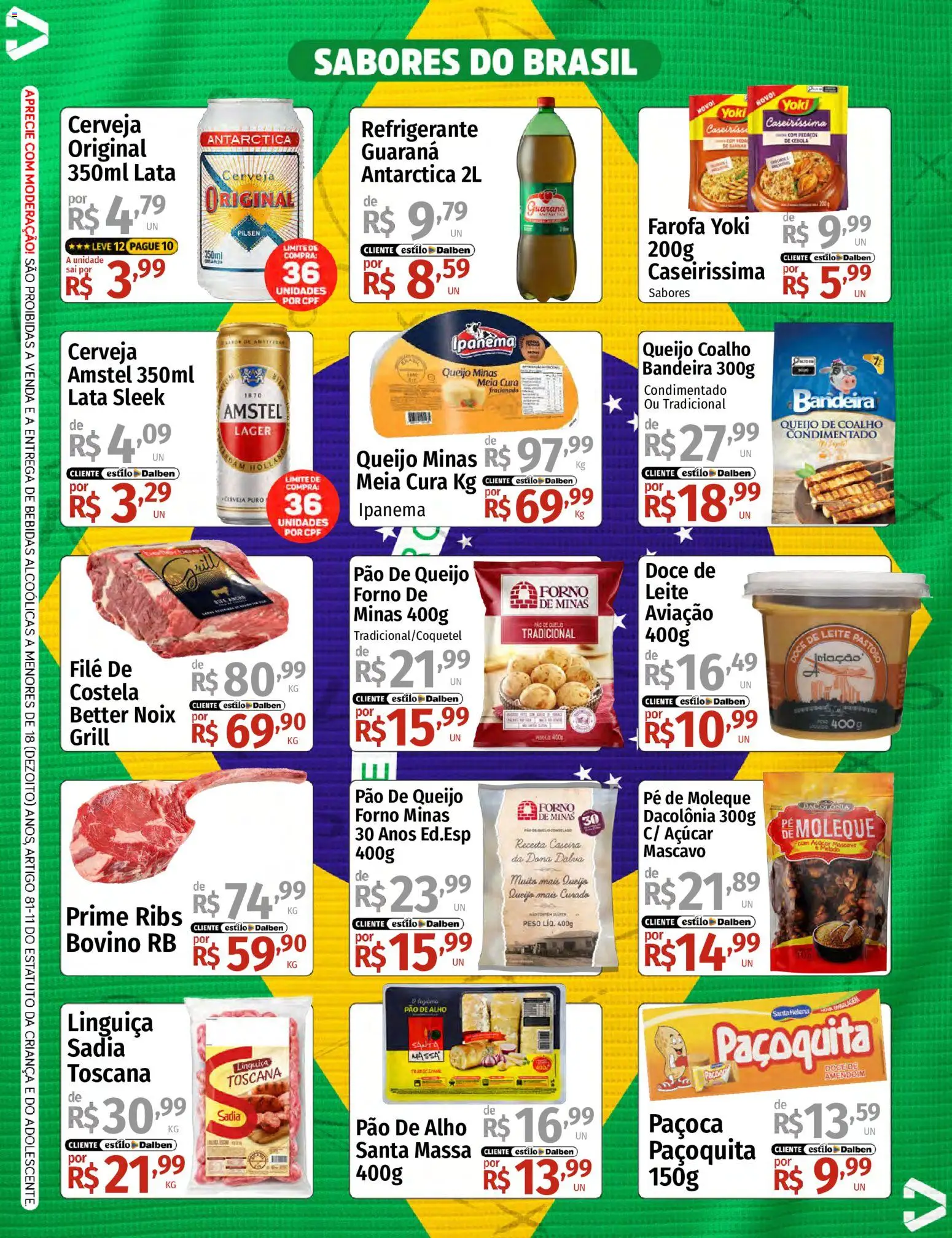 Supermercado Dalben Folheto - válido de 12.06.2026 | Página: 2 | Produtos: Forno, Guaraná, Linguiça, Refrigerante