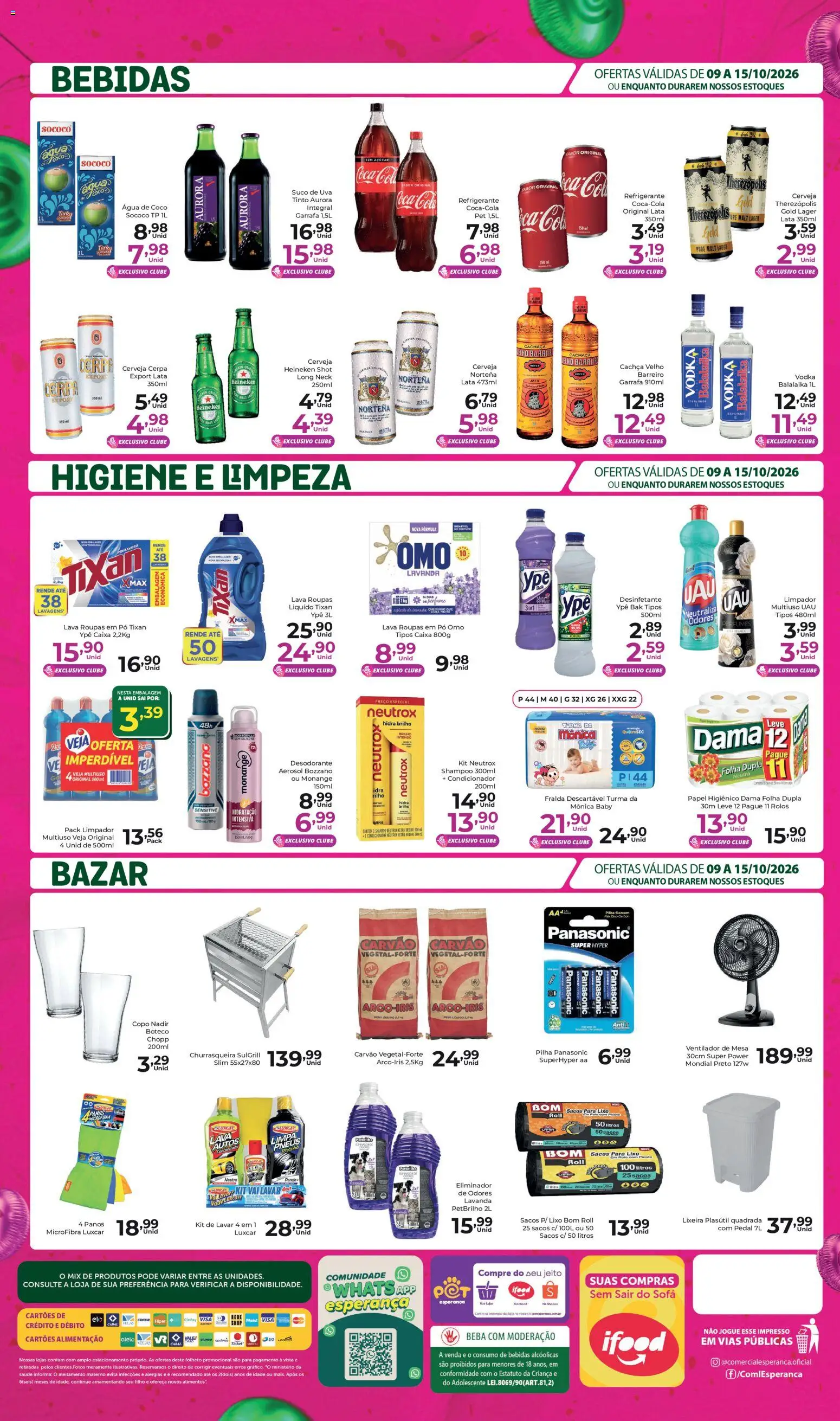 Comercial Esperança Folheto - válido de 09/10/2026 | Página: 4
