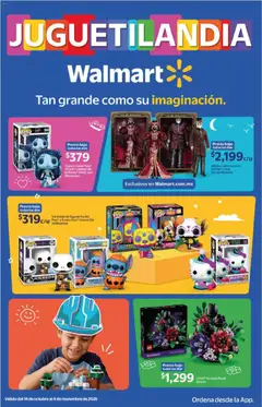 Vista previa de Walmart folleto Tan grande como su imaginación., nuevo folleto de la tienda, válido en México a partir del 14/10/2026