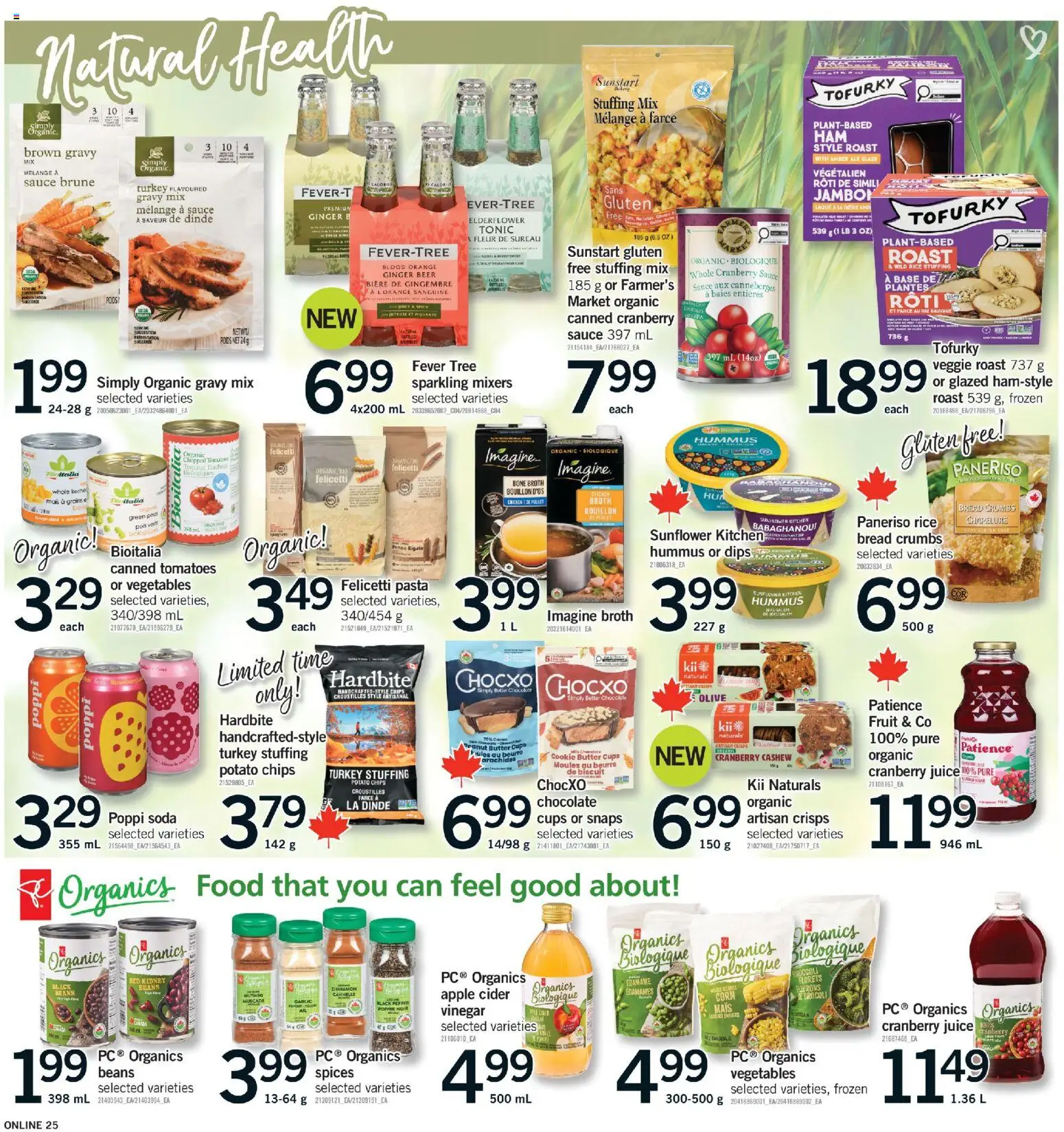 Fortinos flyer valid from Oct 1, 2026 | Page: 24 | Products: Rice, Hummus, Cider, Butter