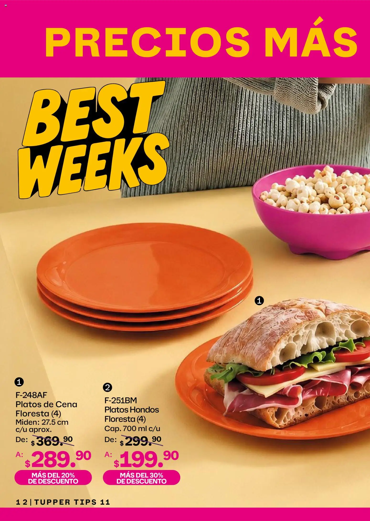 Nuevas ofertas de Tupperware válidas en toda la República Mexicana desde el 05/10/2026. ¡Encuentra las mejores ofertas en Tupperware catálogo! | Página: 12