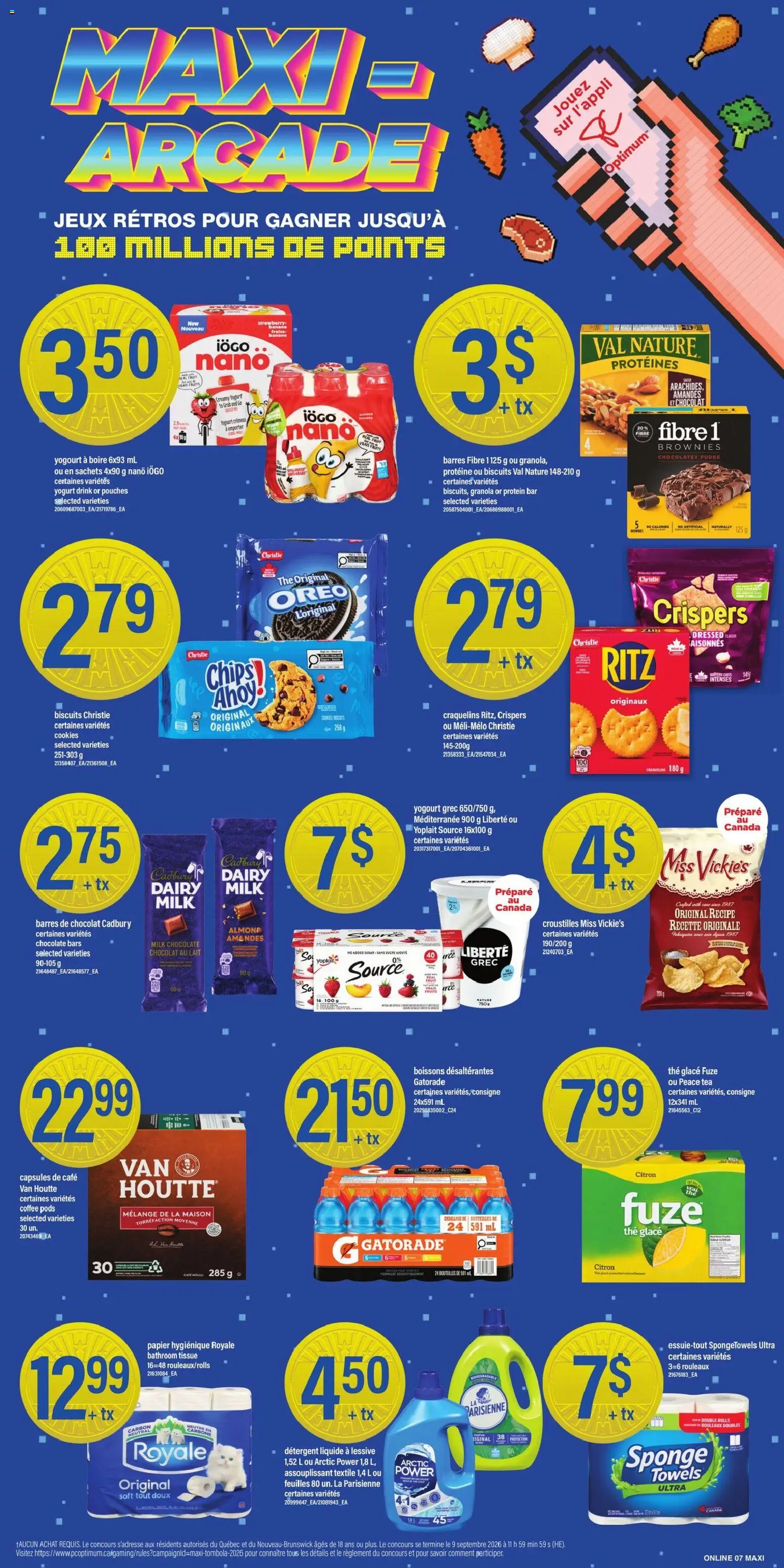 Maxi flyer valid from Jul 30, 2026 | Page: 10 | Products: Tea, Sponge, Coffee, Chocolate