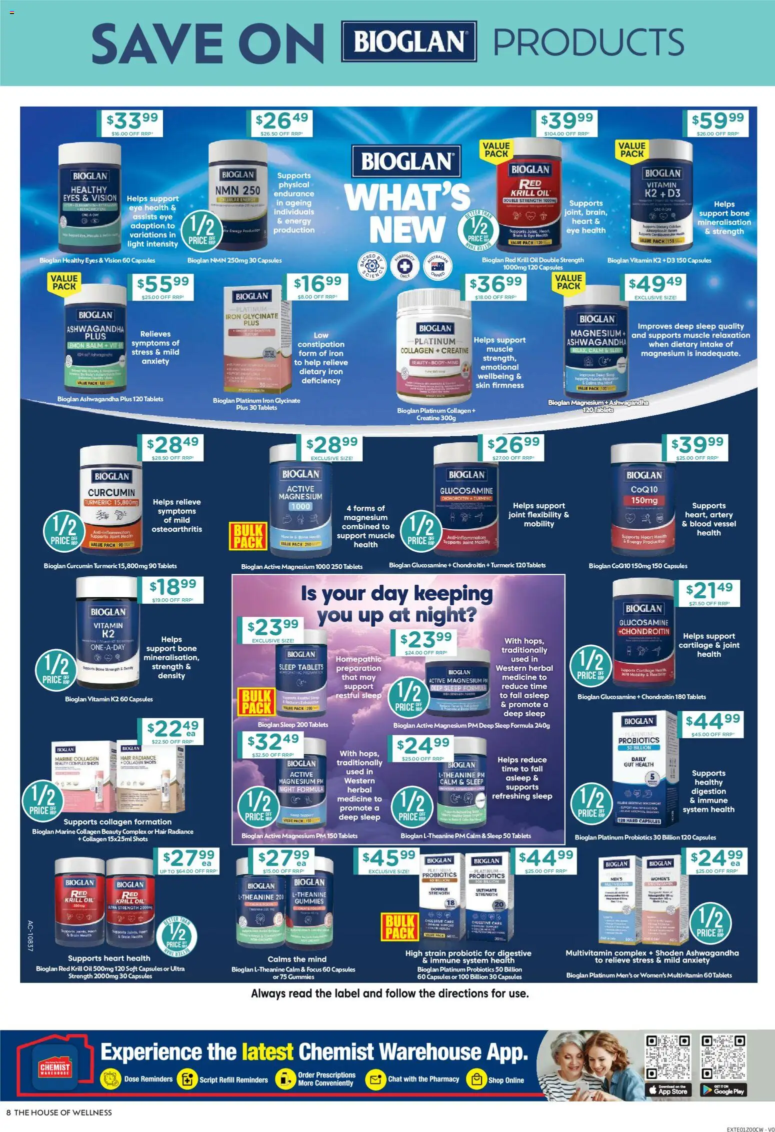 Chemist Warehouse catalogue - valid from 17/07/2026 | Page: 8 | Products: Light, Oil, Mobile, Tablets