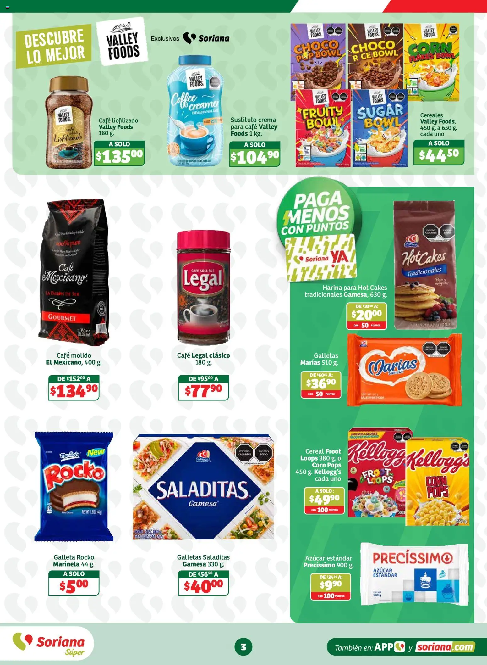 Nuevas ofertas de Soriana válidas en toda la República Mexicana desde el 18/09/2026. ¡Encuentra las mejores ofertas en Soriana En México Oferta se dice Soriana Súper Nacional! | Página: 3