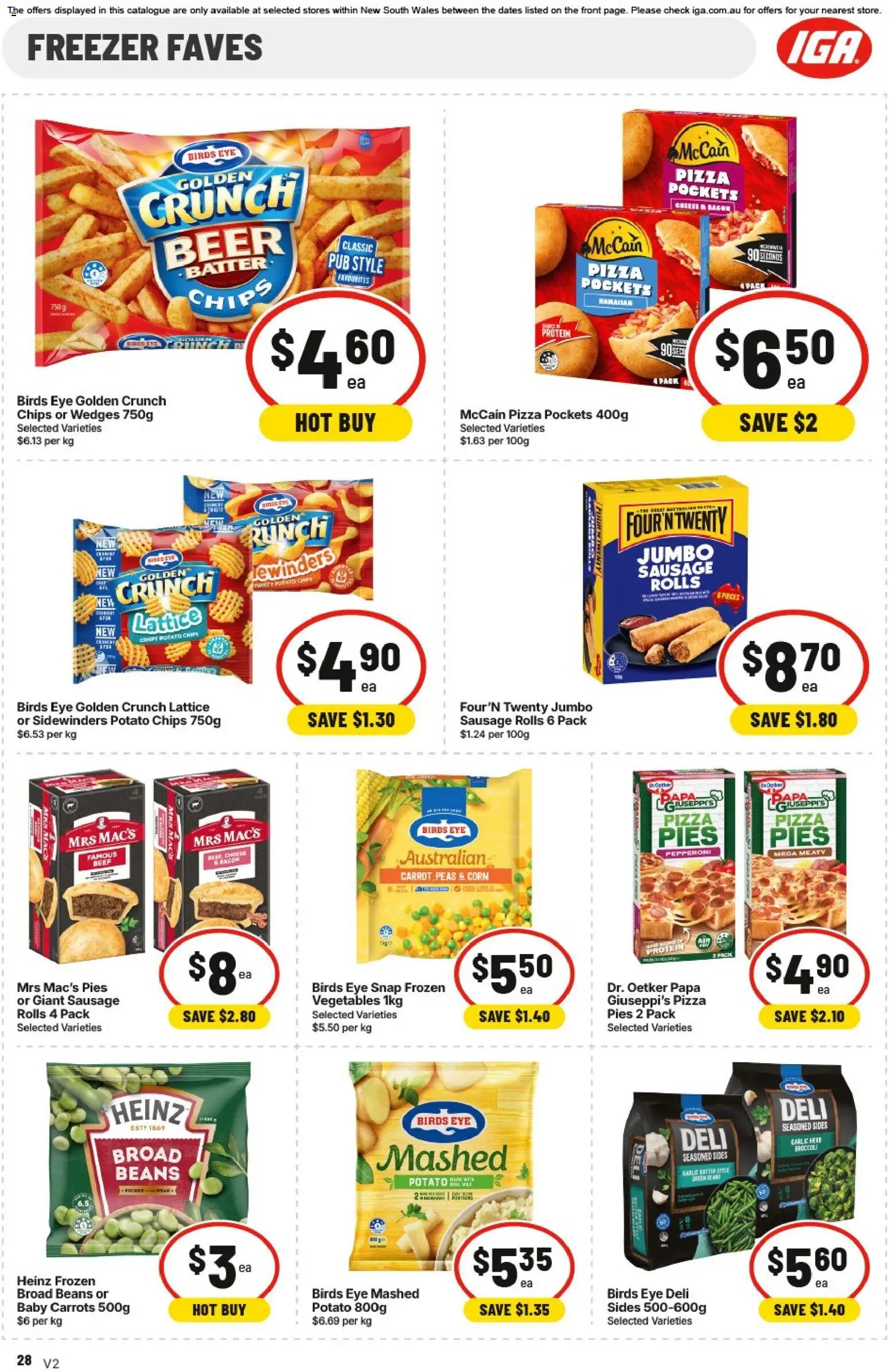 IGA catalogue - valid from 26/08/2026 | Page: 26 | Products: Bacon, Crackers, Fridge, Grated cheese