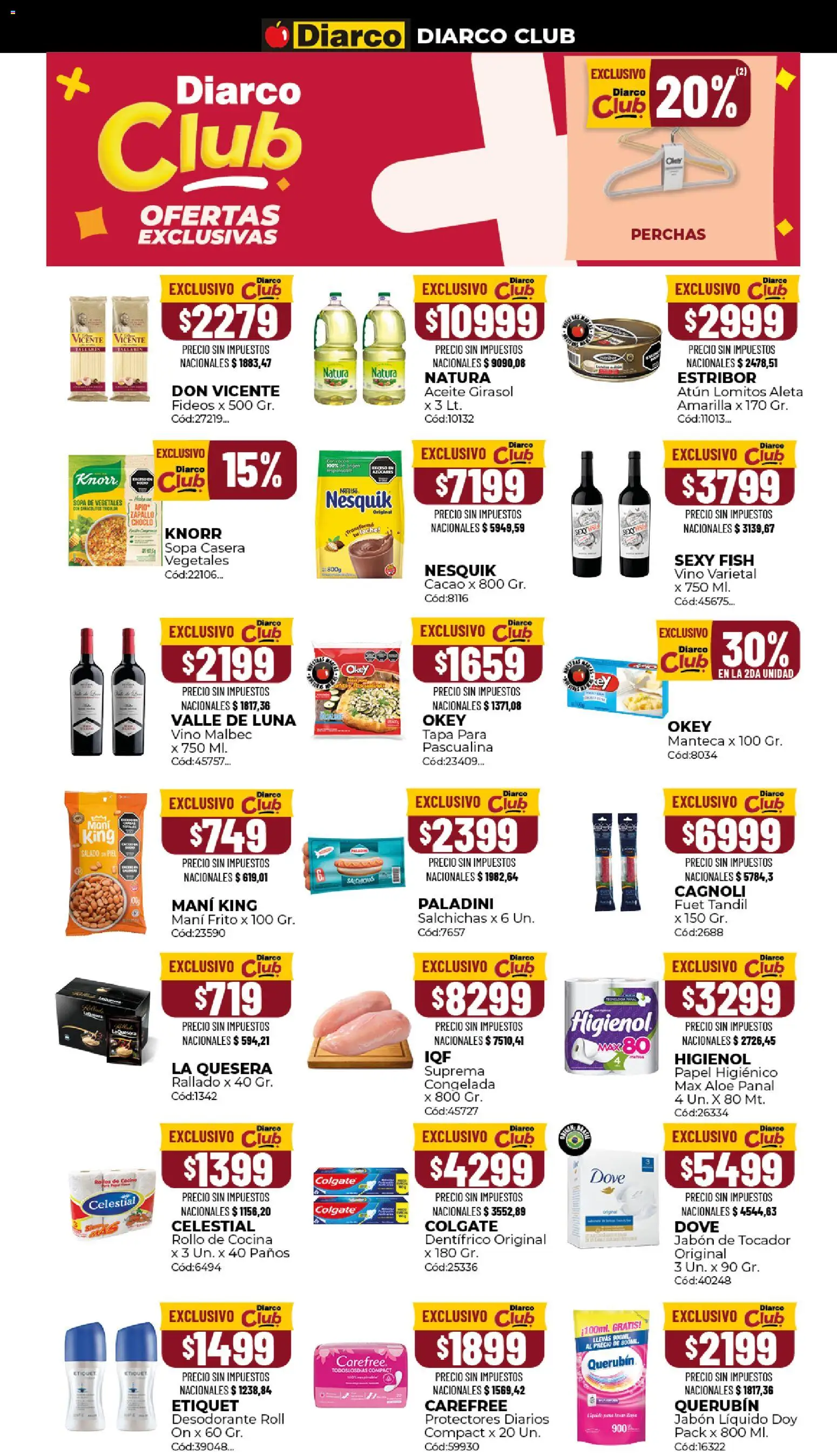 Diarco - Ofertas Santiago Del Estero │ válido desde el 24/08/2026 | Página: 9 | Productos: Jabón líquido, Jabón, Desodorante, Manteca