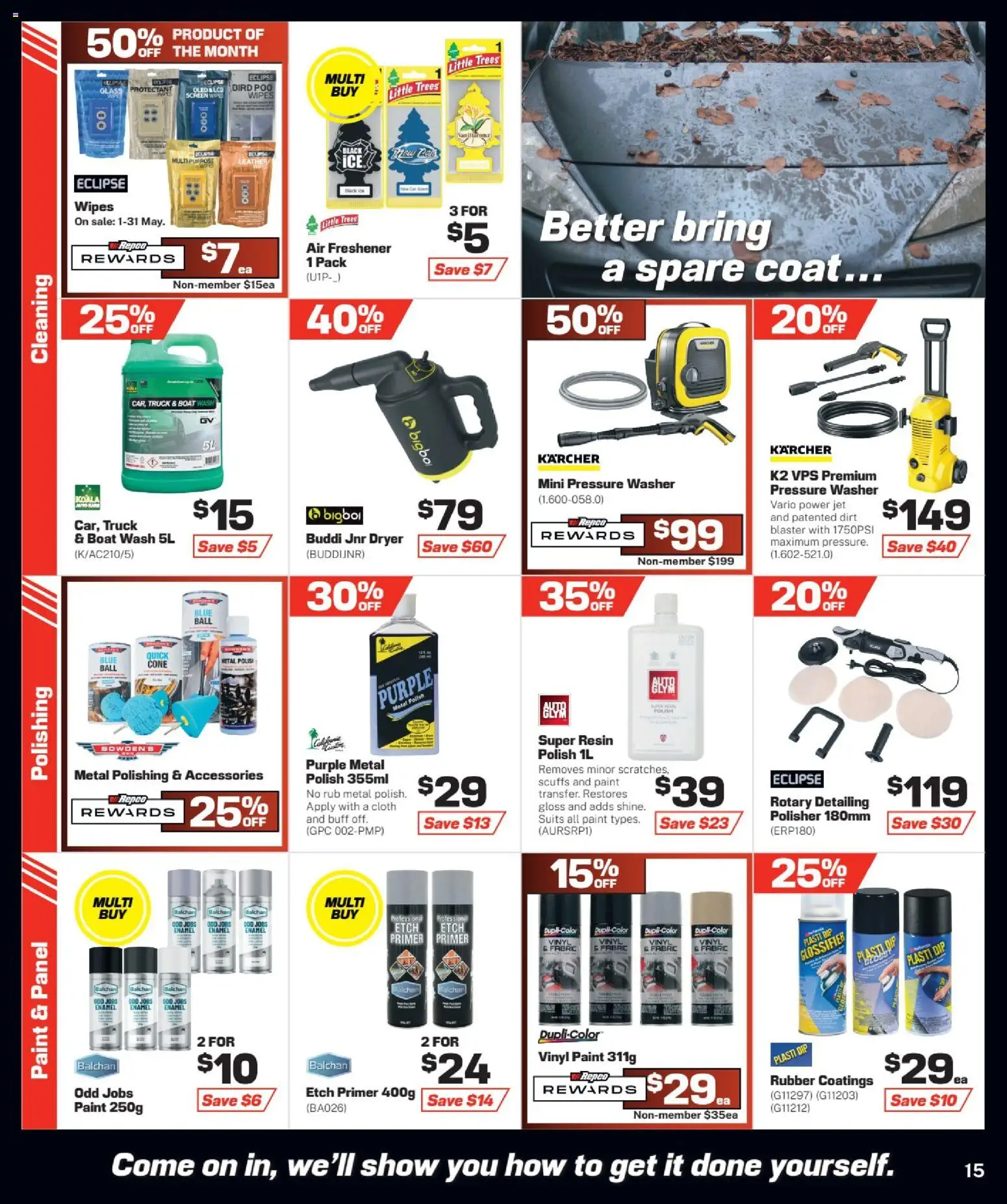 Repco catalogue - valid from 20.05.2026 | Page: 15 | Products: Cloth, Dryer, Screen, Air freshener