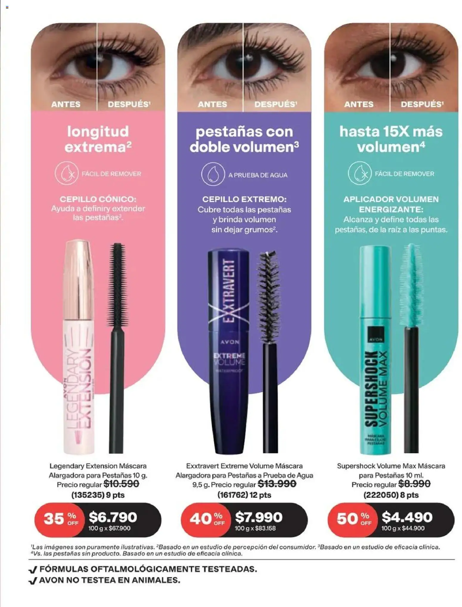 Catálogo Avon Campaña 14 │ válido desde el 15.09.2026 | Página: 150 | Productos: Agua, Cepillo, Máscara