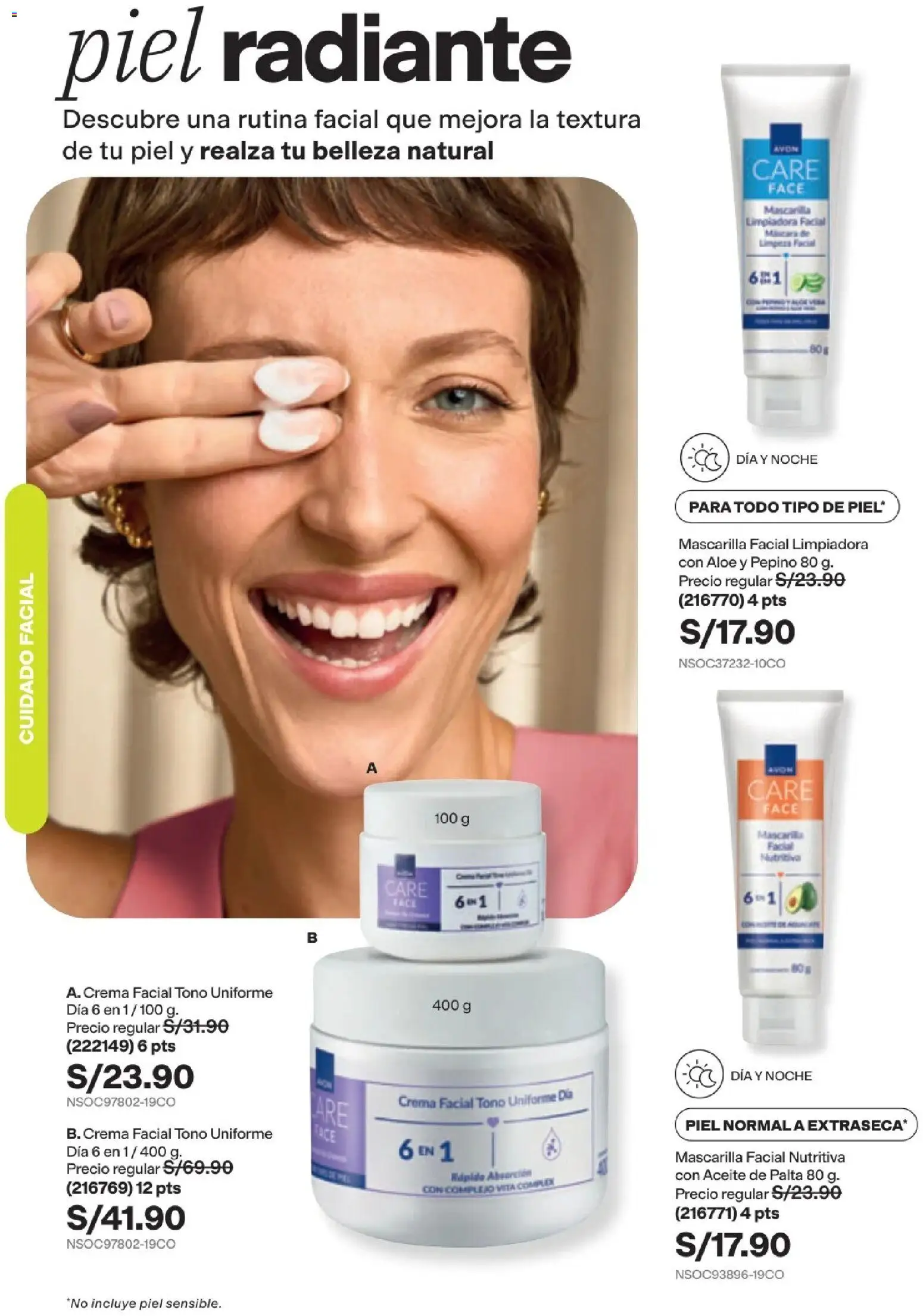 Catálogo Avon válido desde 29/08/2026 | Página: 115 | Productos: Aceite, Crema, Pepino