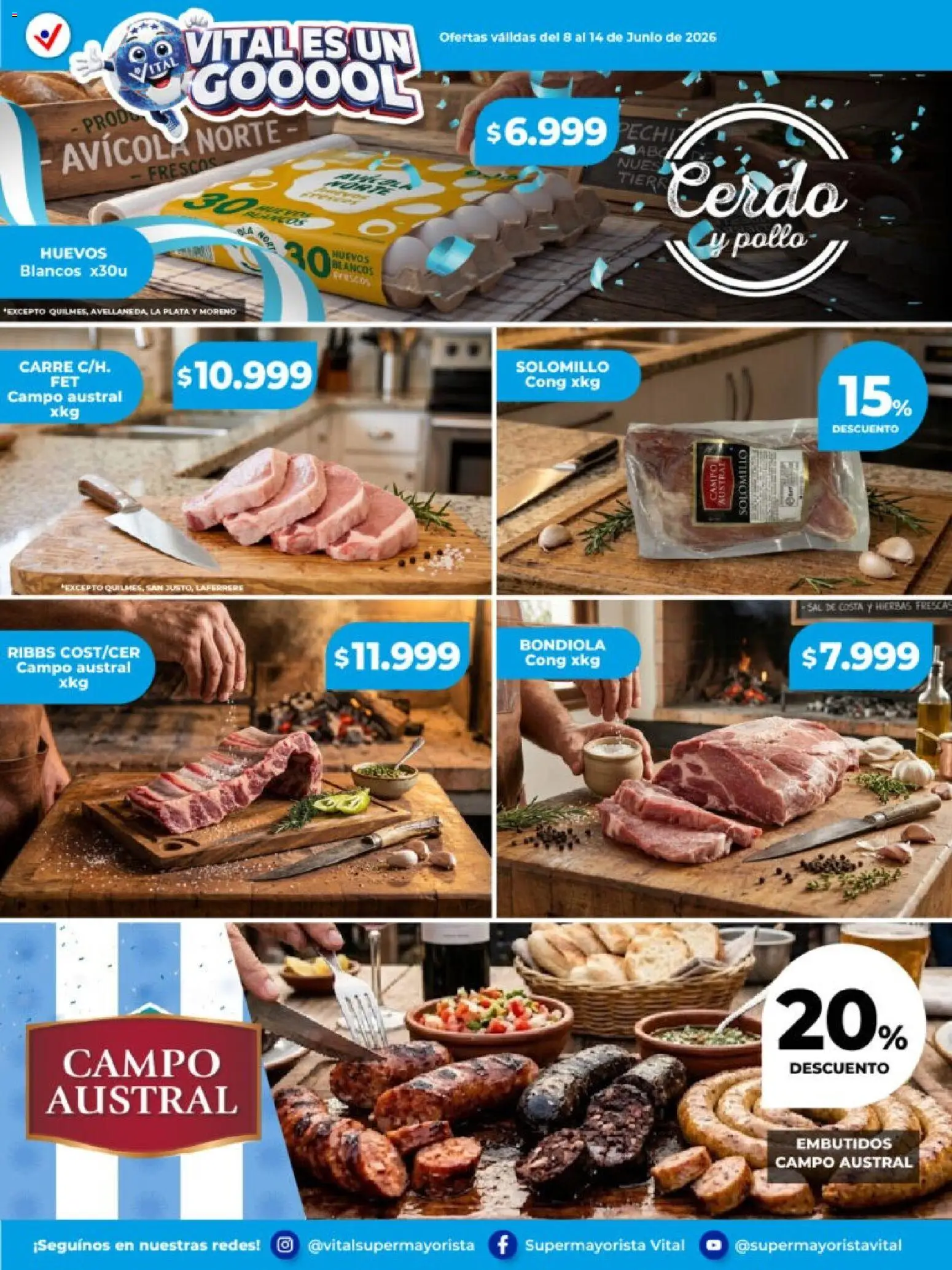 Vital - Especial de frescos │ válido desde el 08.06.2026 | Página: 3 | Productos: Sal, Huevos