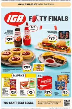 Preview of IGA catalogue Bentley - valid from 30/09/2026