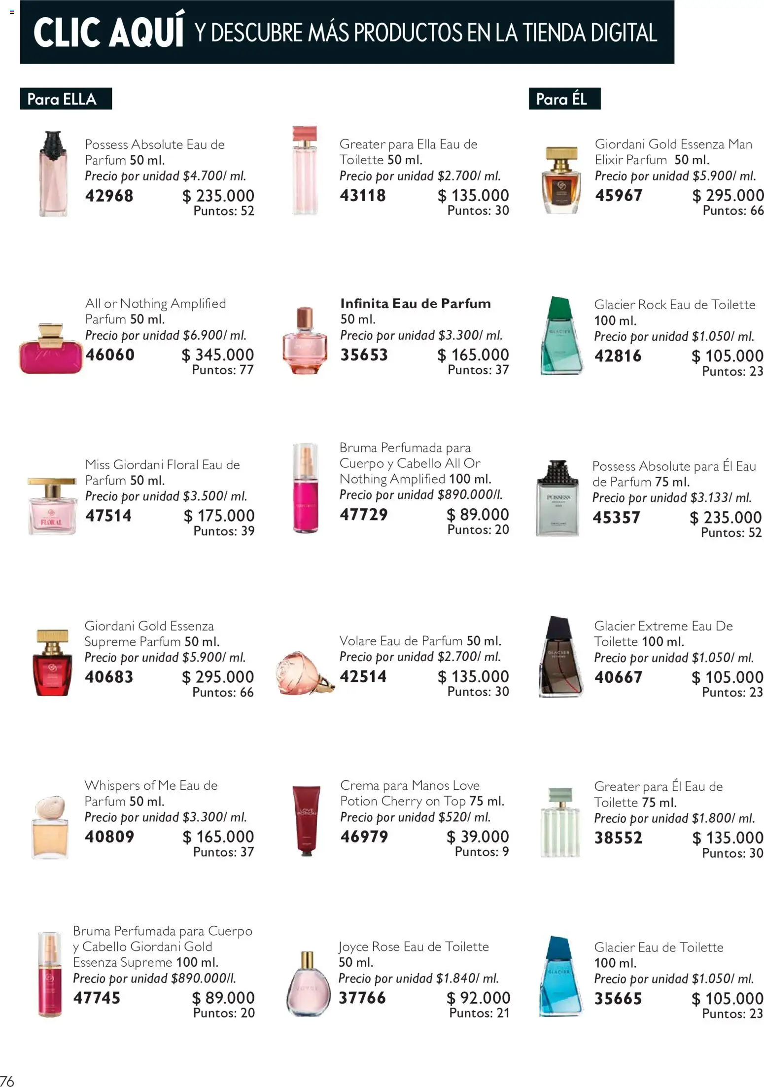 Oriflame revista - valida desde el 12/09/2026 | Página: 76