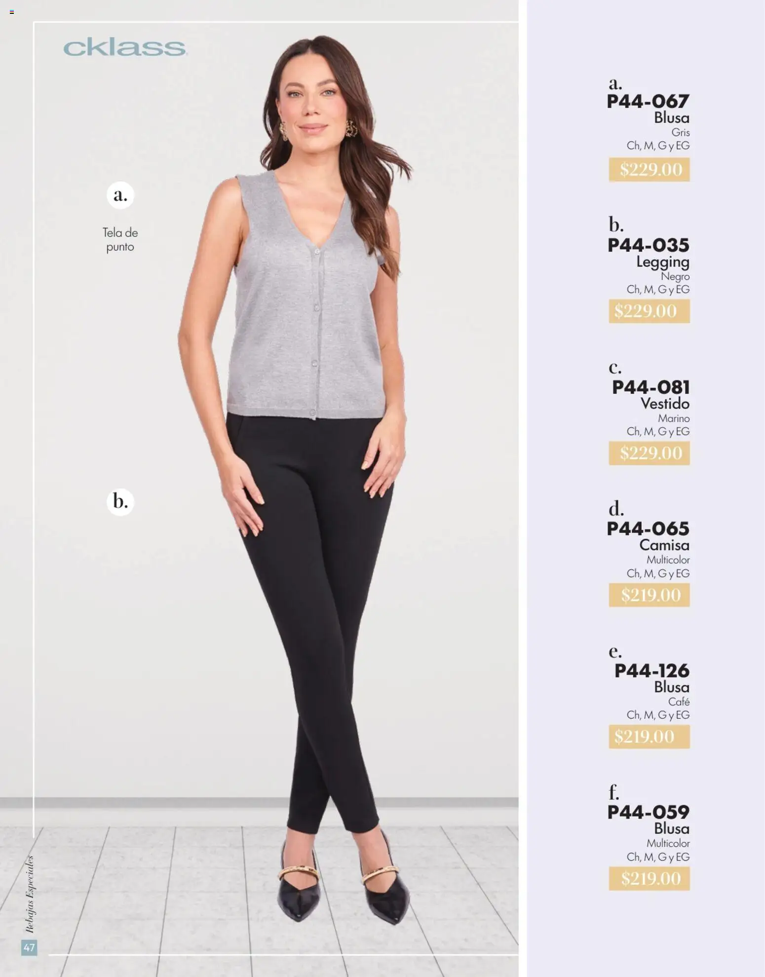 Nuevas ofertas de Cklass válidas en toda la República Mexicana desde el 15.06.2026. ¡Encuentra las mejores ofertas en Cklass catálogo Verano! | Página: 48 | Productos: Blusa, Camisa, Café, Vestido