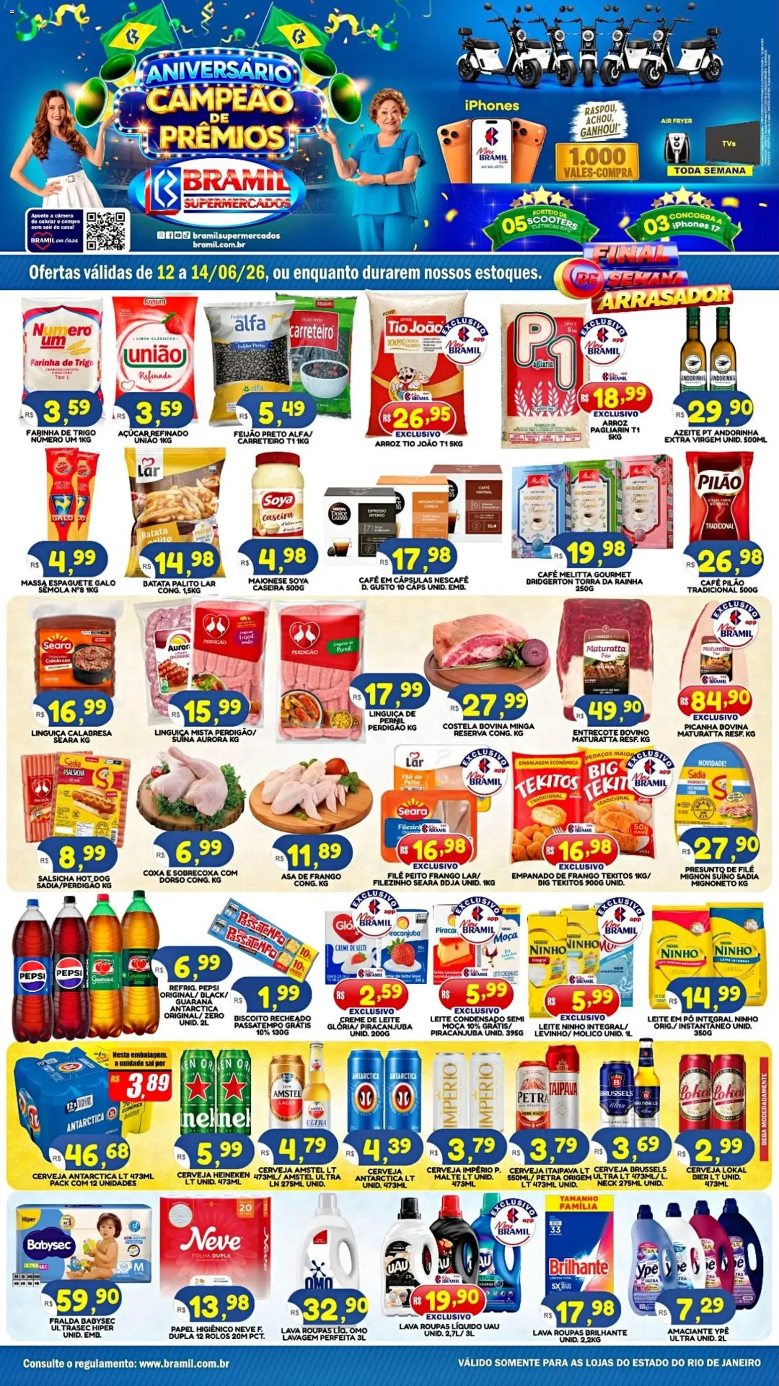 Bramil Supermercados Folheto - válido de 12.06.2026 | Página: 1