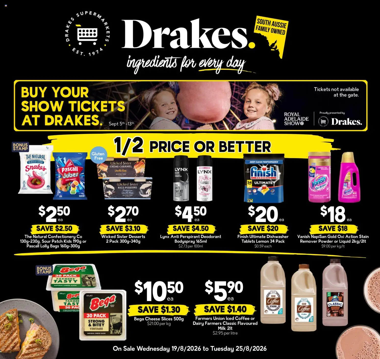Drakes catalogue - valid from 19/08/2026 | Page: 20 | Products: Powder, Cheese, Rice, Lemon