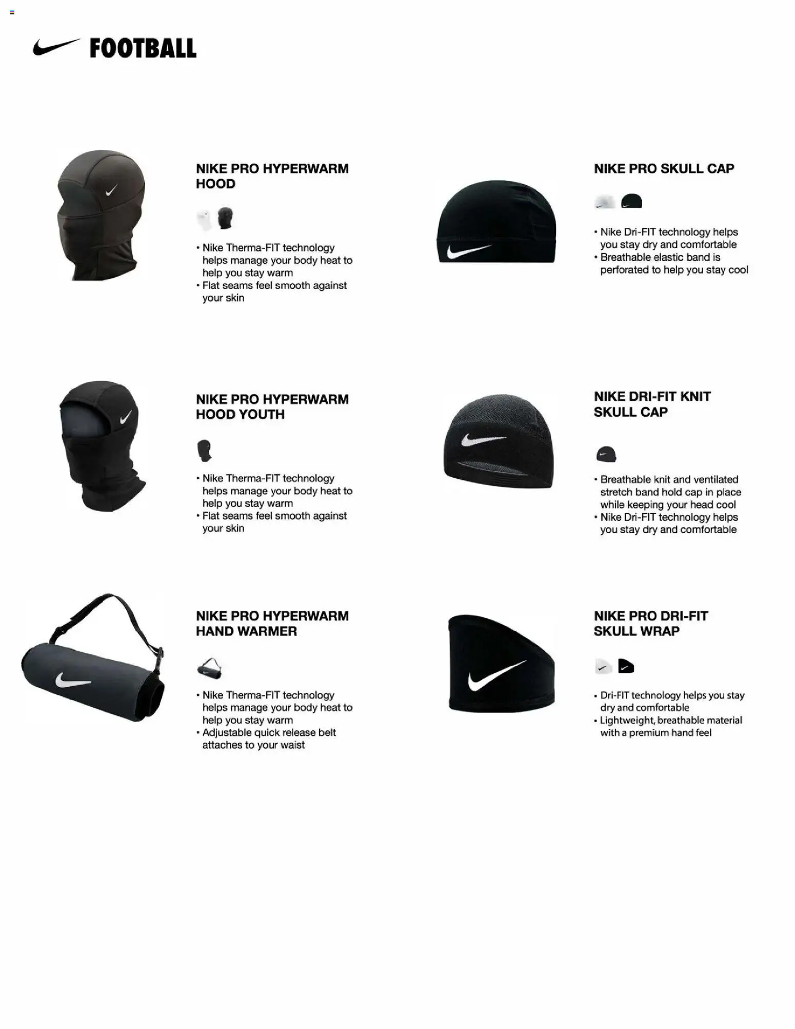 Dunham's Sports Football & Soccer Guide - valid from 07/09/2026 | Page: 14 | Products: Cap, Belt