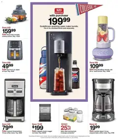 Preview of Target weekly ads valid from 08/02/2026 | Page: 14 | Products: Coffee, Blender, Water