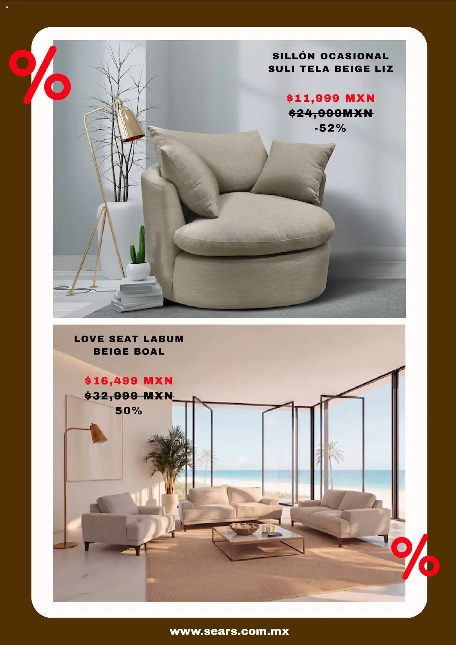 Nuevas ofertas de Sears válidas en toda la República Mexicana desde el 07/09/2026. ¡Encuentra las mejores ofertas en Sears promociones! | Página: 2