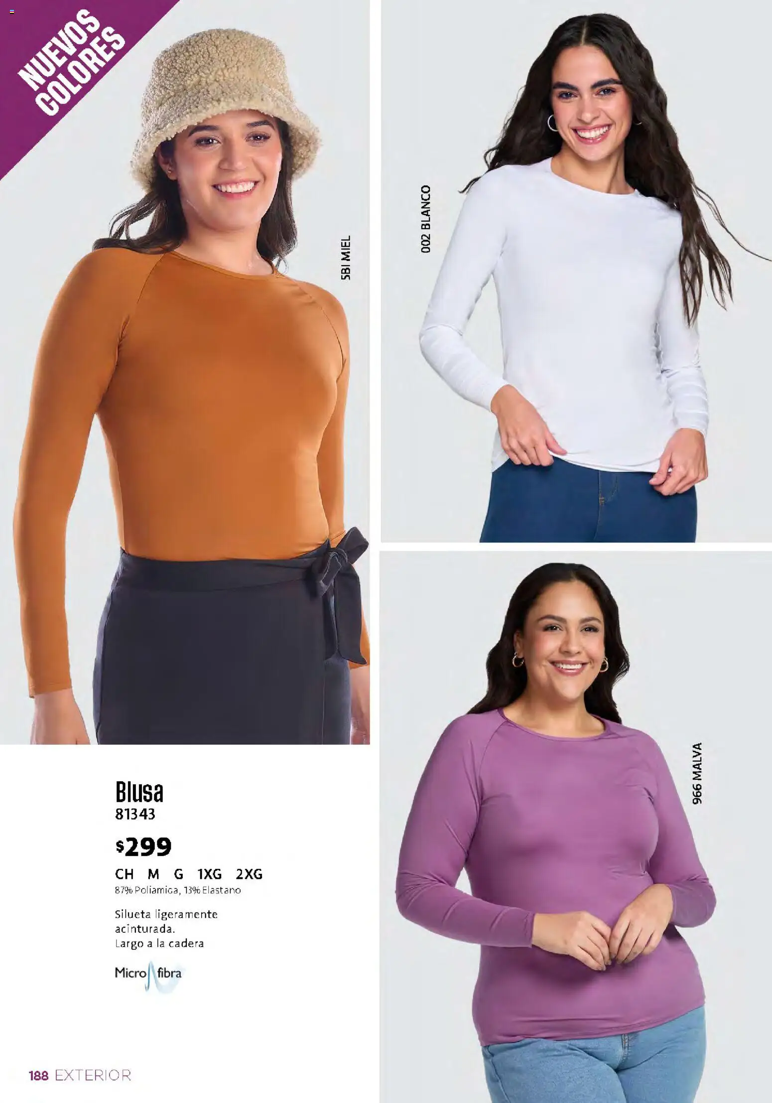 Nuevas ofertas de Ilusión válidas en toda la República Mexicana desde el 01/09/2026. ¡Encuentra las mejores ofertas en Ilusión catálogo Otoño! | Página: 190 | Productos: Blusa, Miel