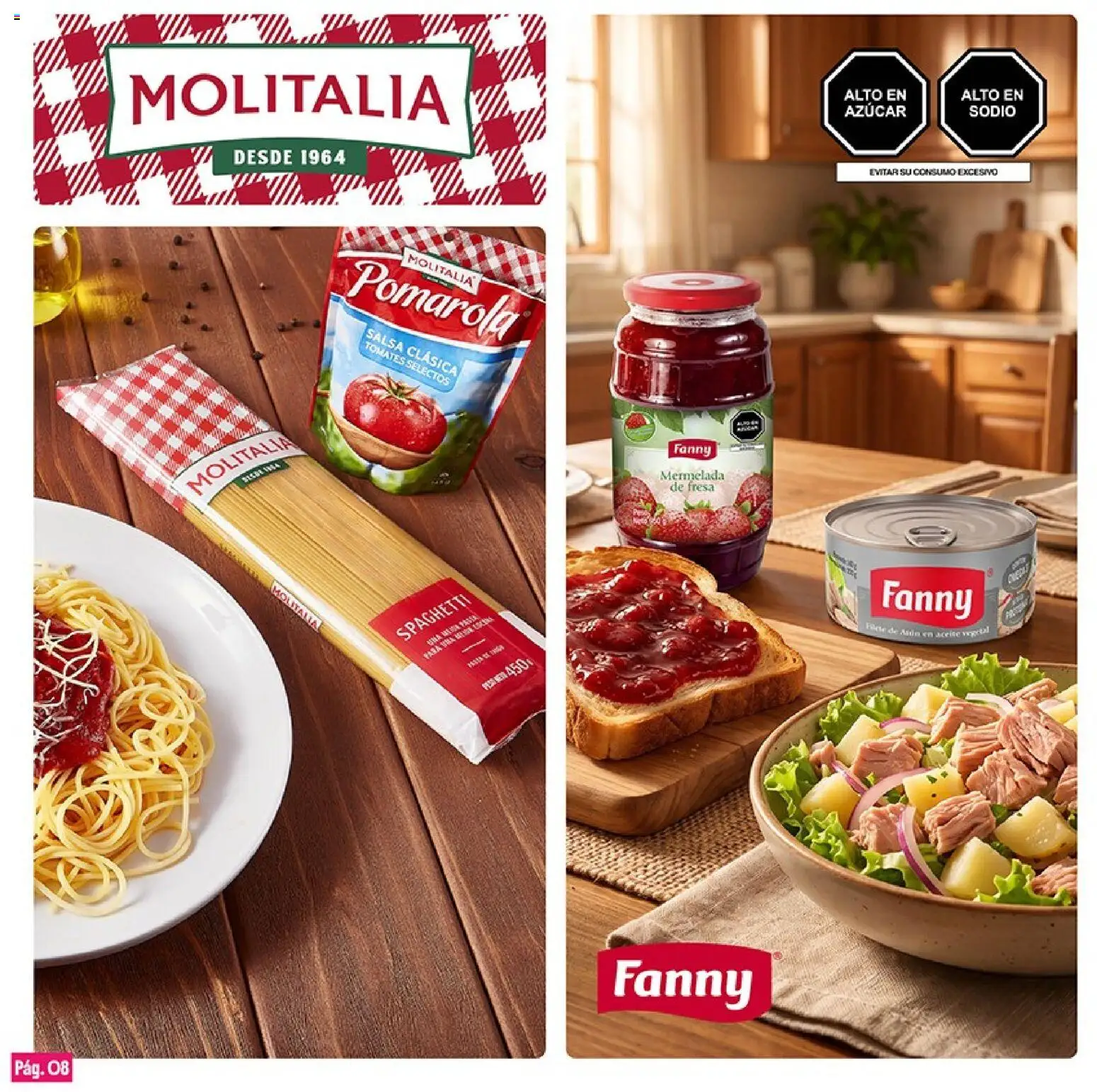 Catálogo Plaza Vea válido desde 01/09/2026 | Página: 8 | Productos: Tomates, Mermelada, Azúcar