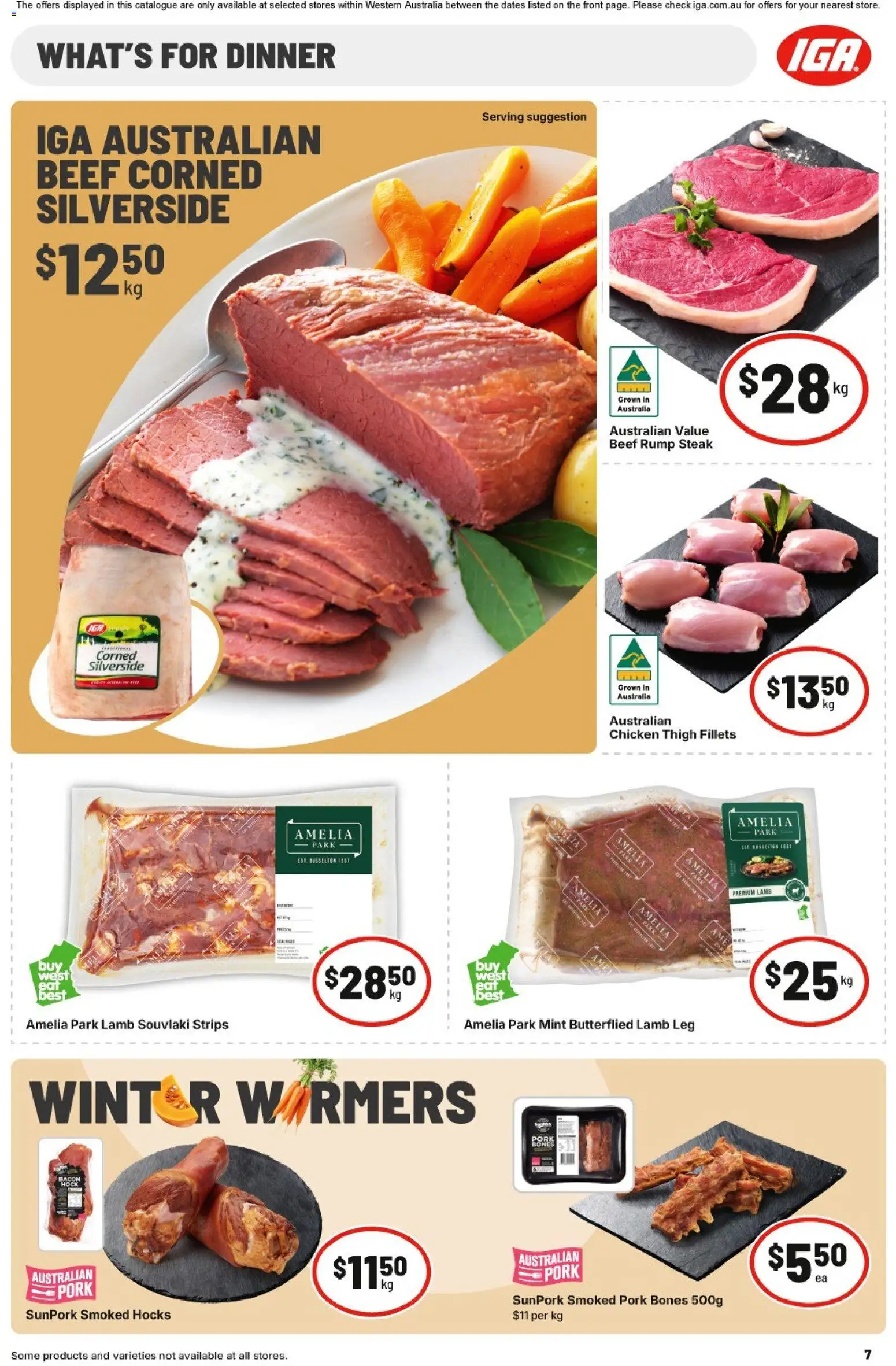 IGA catalogue - valid from 03.06.2026 | Page: 8 | Products: Bacon, Chicken, Pork, Steak