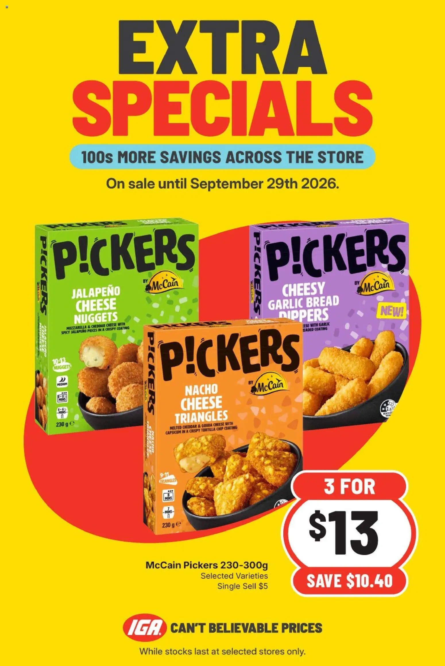 IGA catalogue - valid from 23/09/2026 | Page: 2 | Products: Capsicum, Cheese, Cheddar, Mozzarella