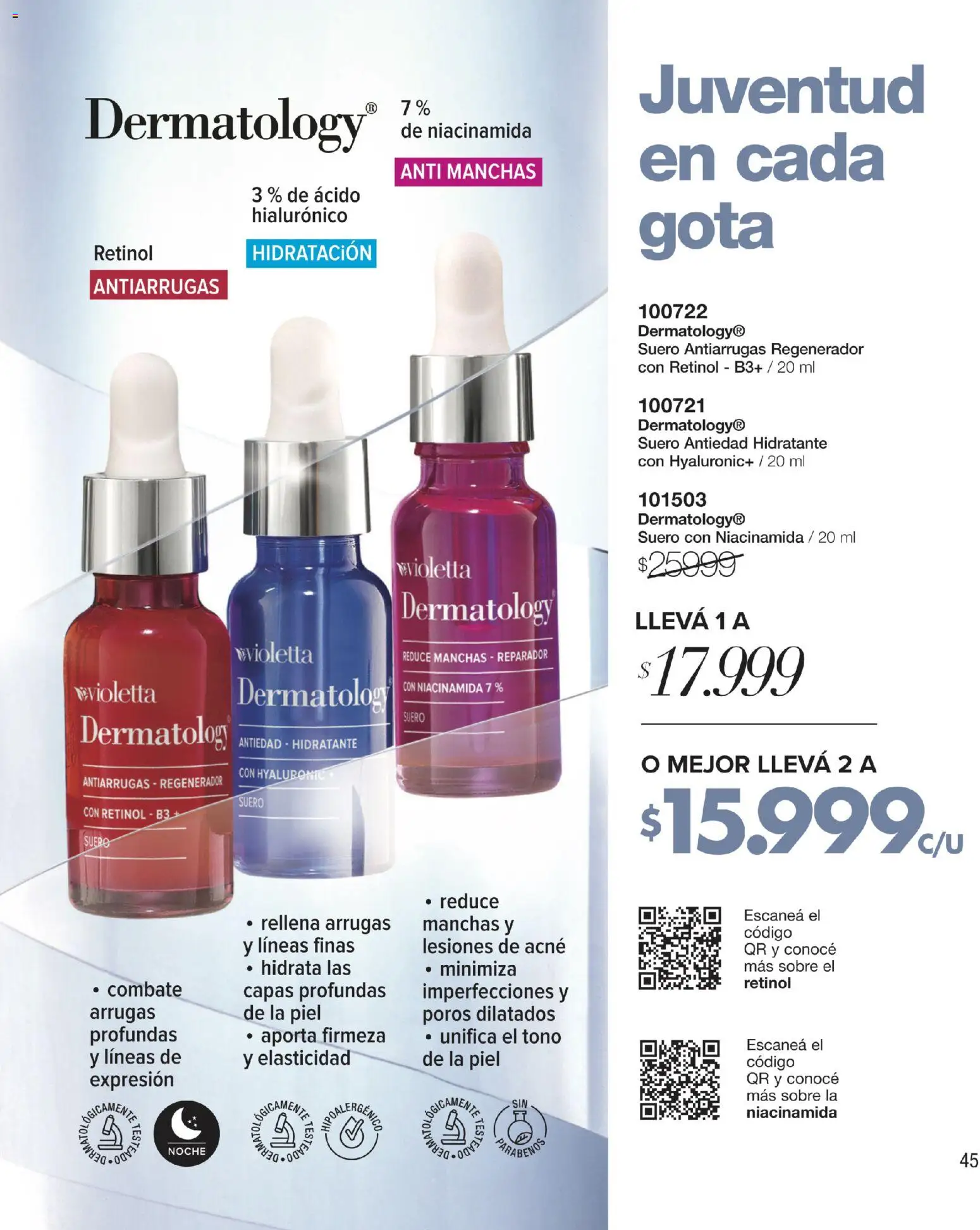 Violetta - Violetta Cosméticos │ válido desde el 09.03.2026 | Página: 45 | Productos: Sobre, Té
