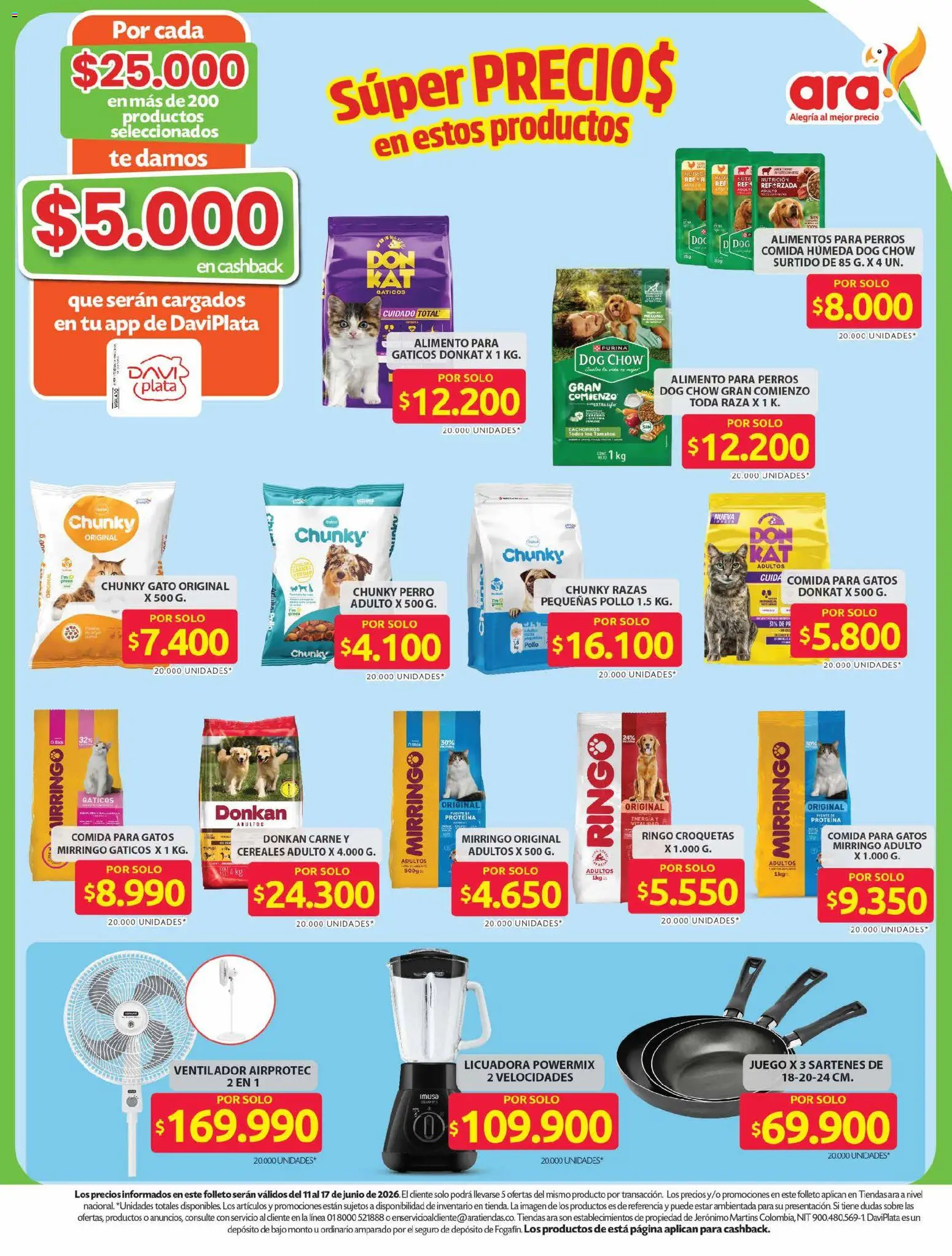 Ara revista - valida desde el 11.06.2026 | Página: 15 | Productos: Té, Juego, Ventilador, Licuadora