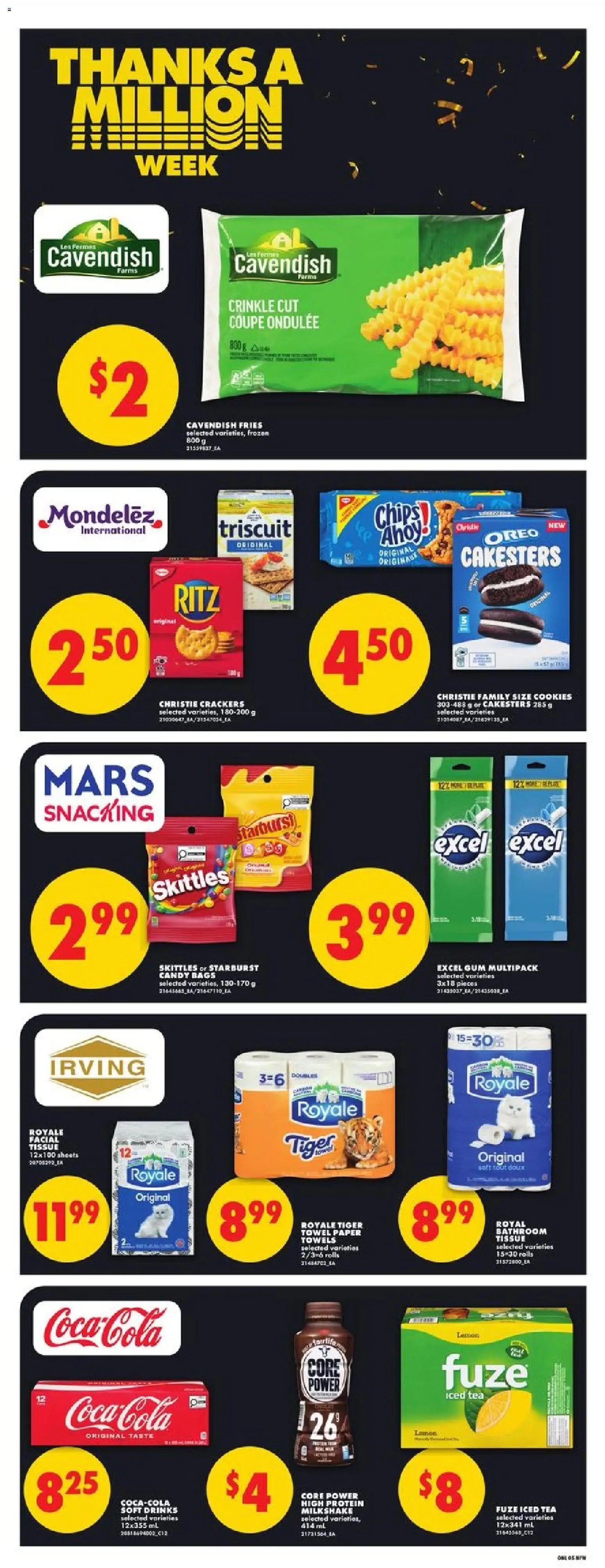 No Frills flyer valid from 28.05.2026 | Page: 10 | Products: Tea, Chips, Cookies, Milk