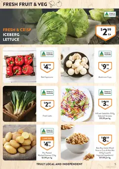Preview of Foodworks catalogue - valid from 01/07/2026 | Page: 5 | Products: Cups, Salad, Potatoes, Bag