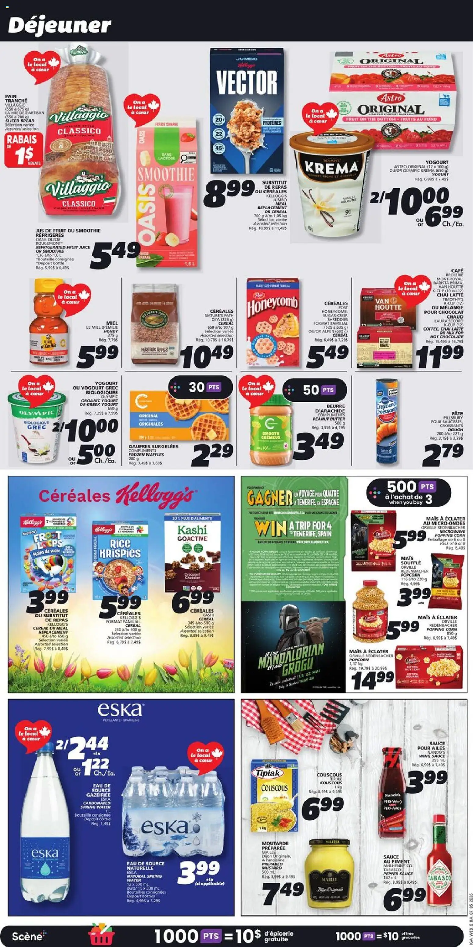 IGA flyer valid from 07.05.2026 | Page: 10 | Products: Rice, Yogurt, Chocolate, Juice