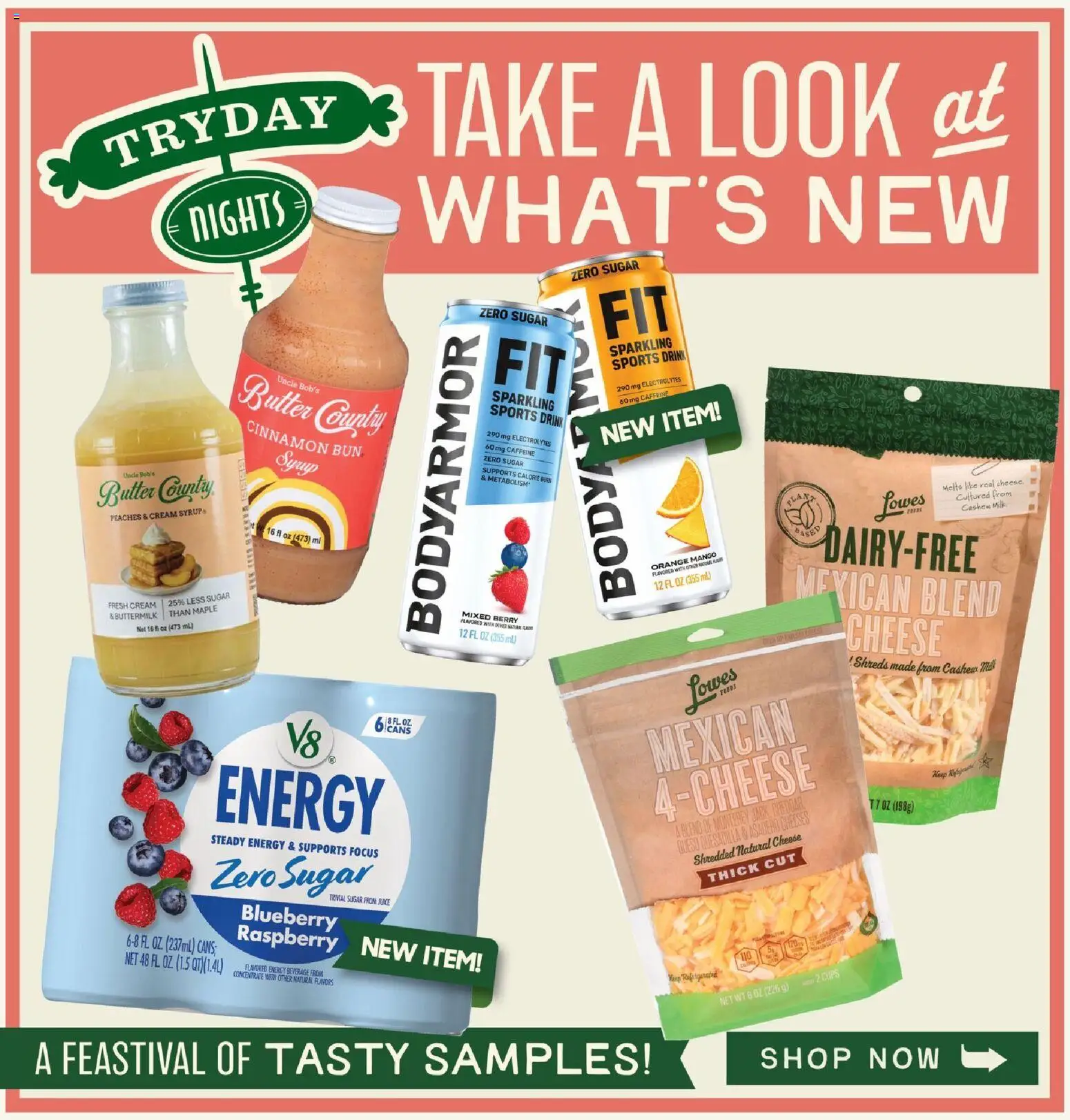 Lowes Foods Weekly Ad - NC - valid from 17.06.2026 | Page: 4 | Products: Milk, Butter, Cheese, Raspberry