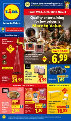 Preview of Lidl weekly ads valid from 10/28/2026