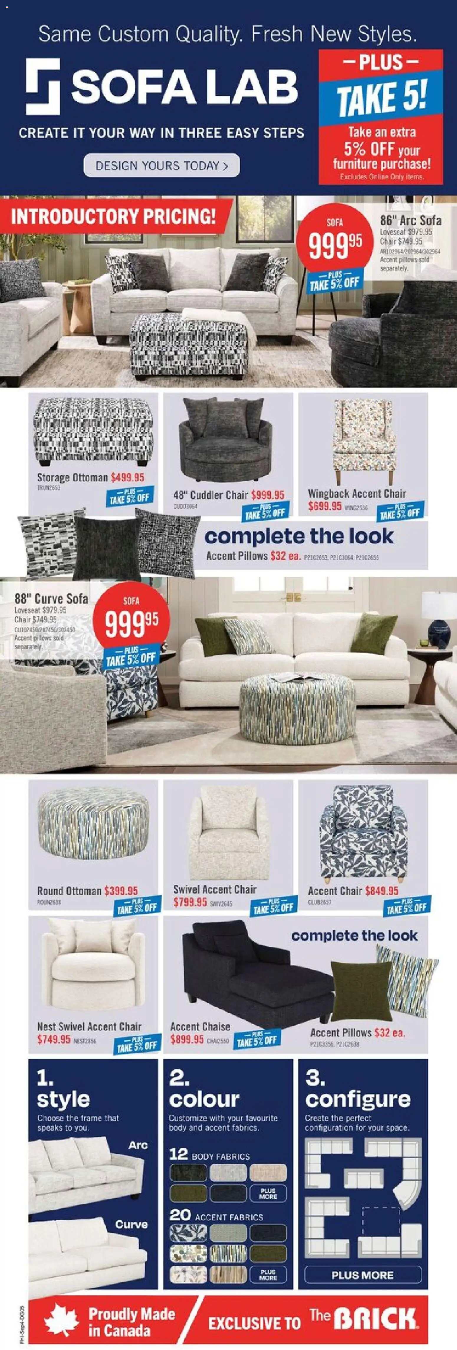 The Brick flyer valid from Sep 3, 2026 | Page: 8